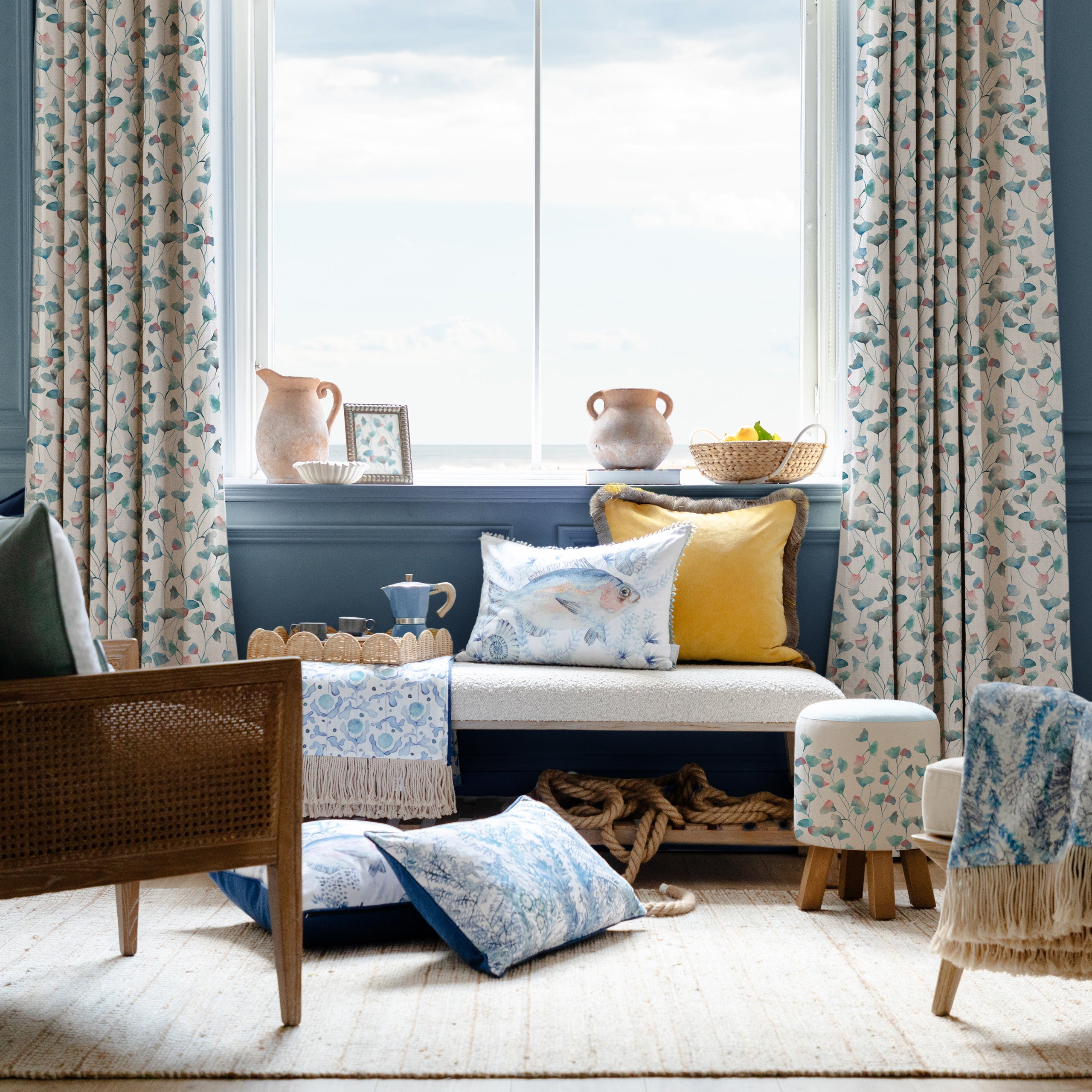 European Summer Fabric Pattern