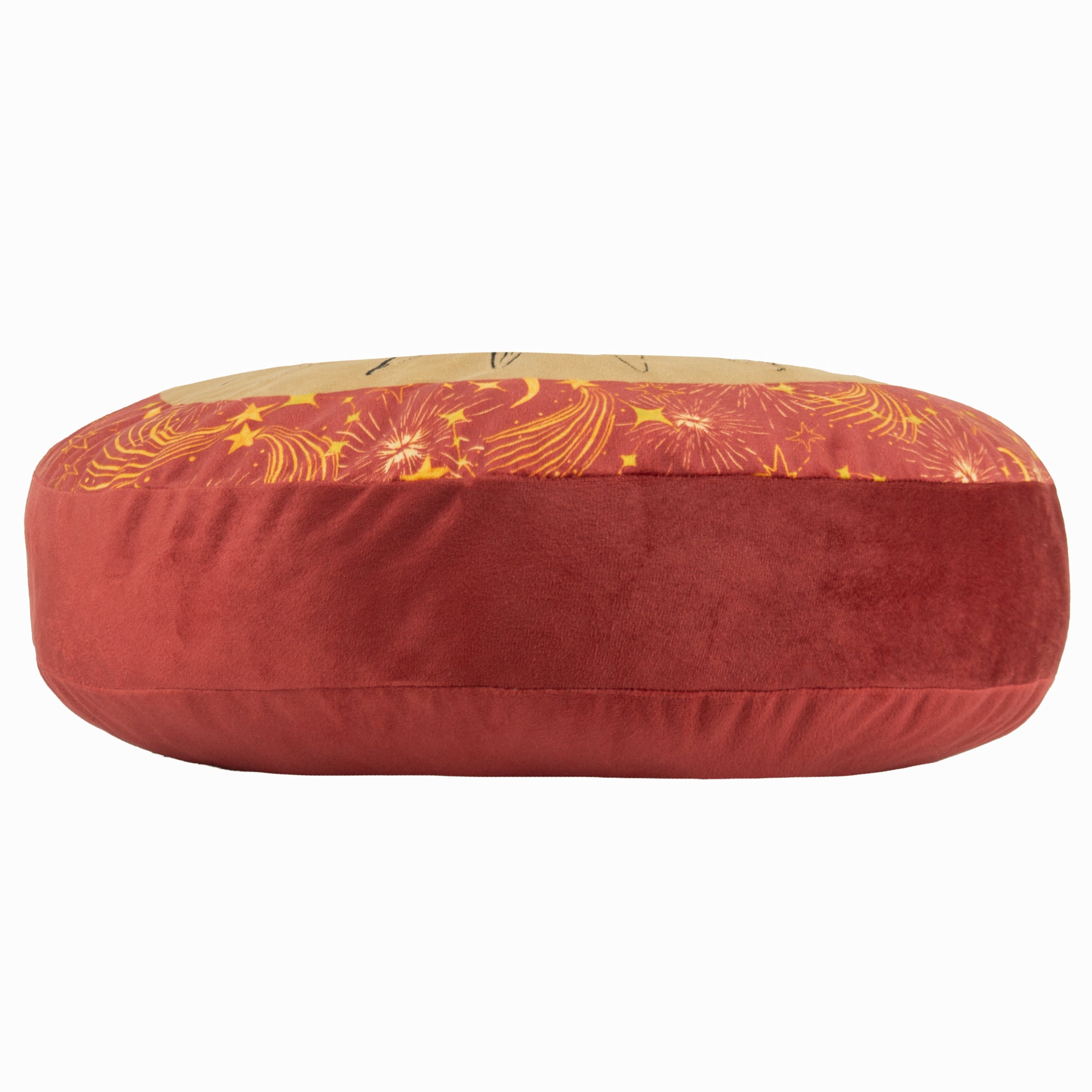 Ethereal Sun Velvet Round Cushion