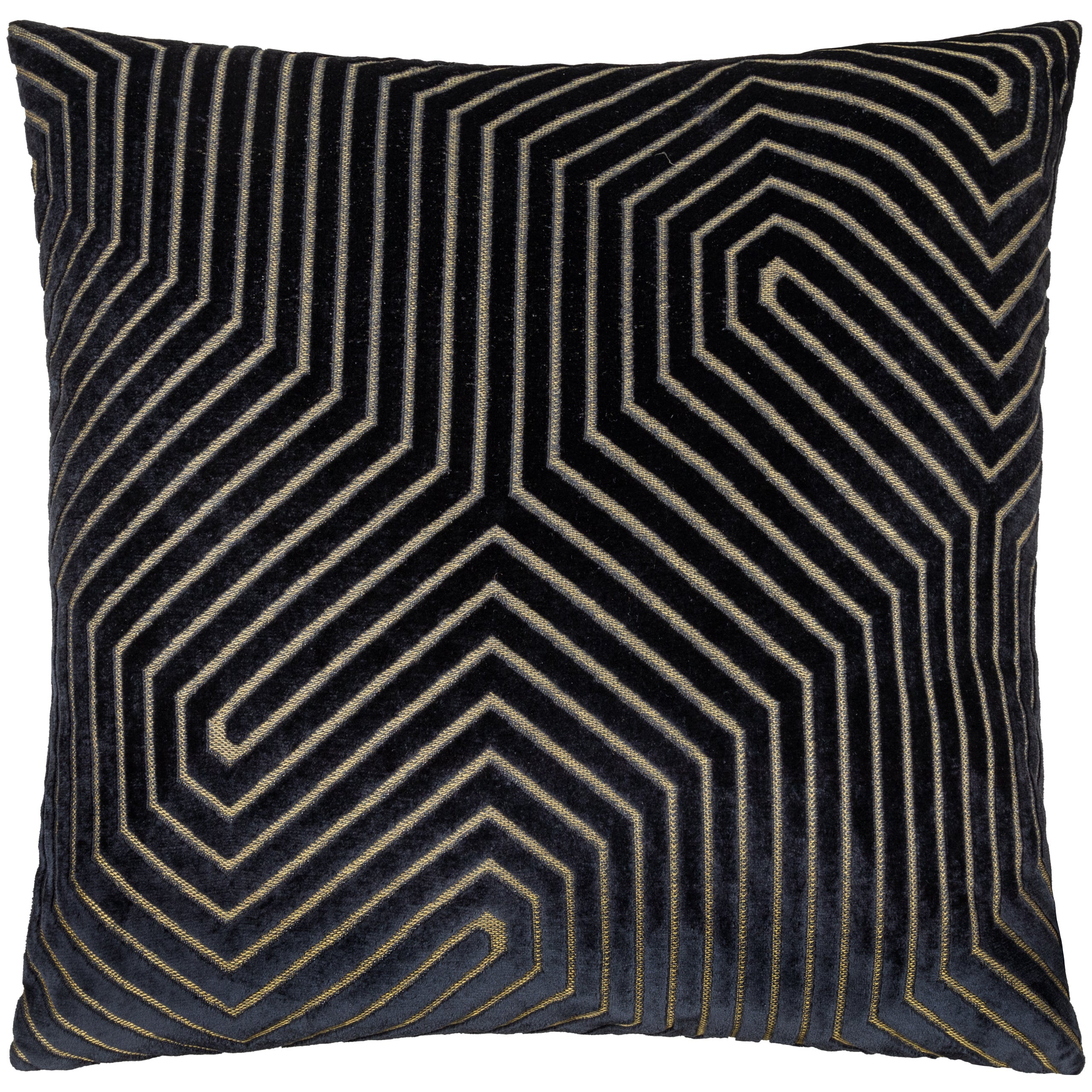 Evoke Cut Velvet Cushion