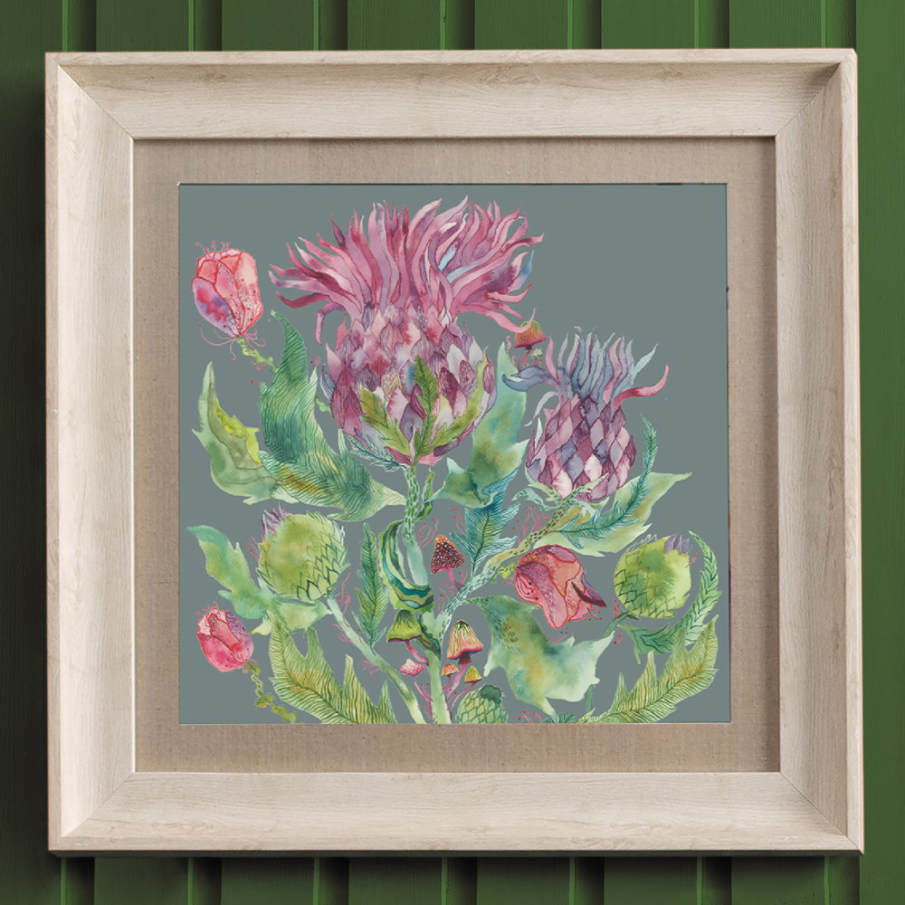 Fairytale Bristles Framed Print