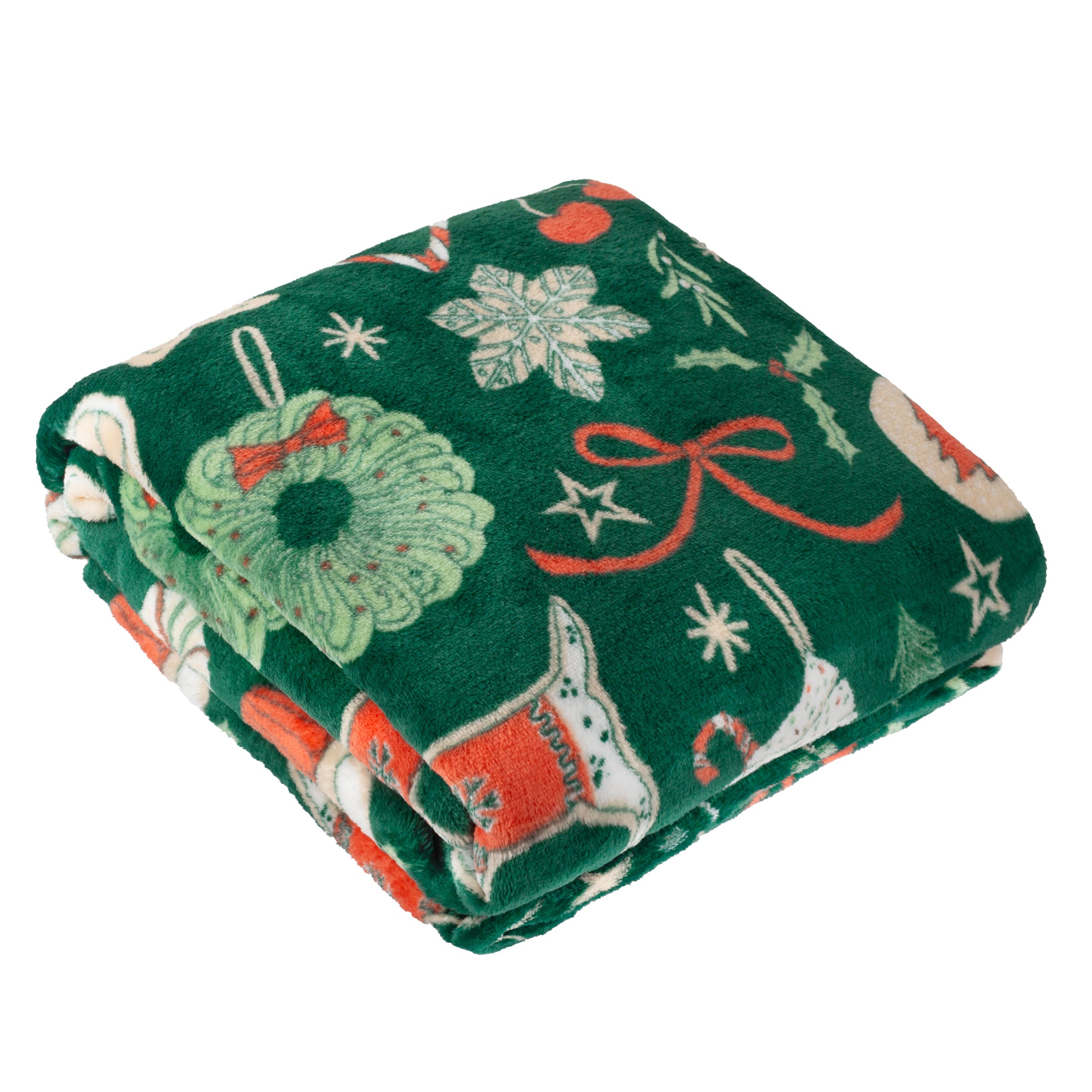 Festive Treats Printed Fleece Throw