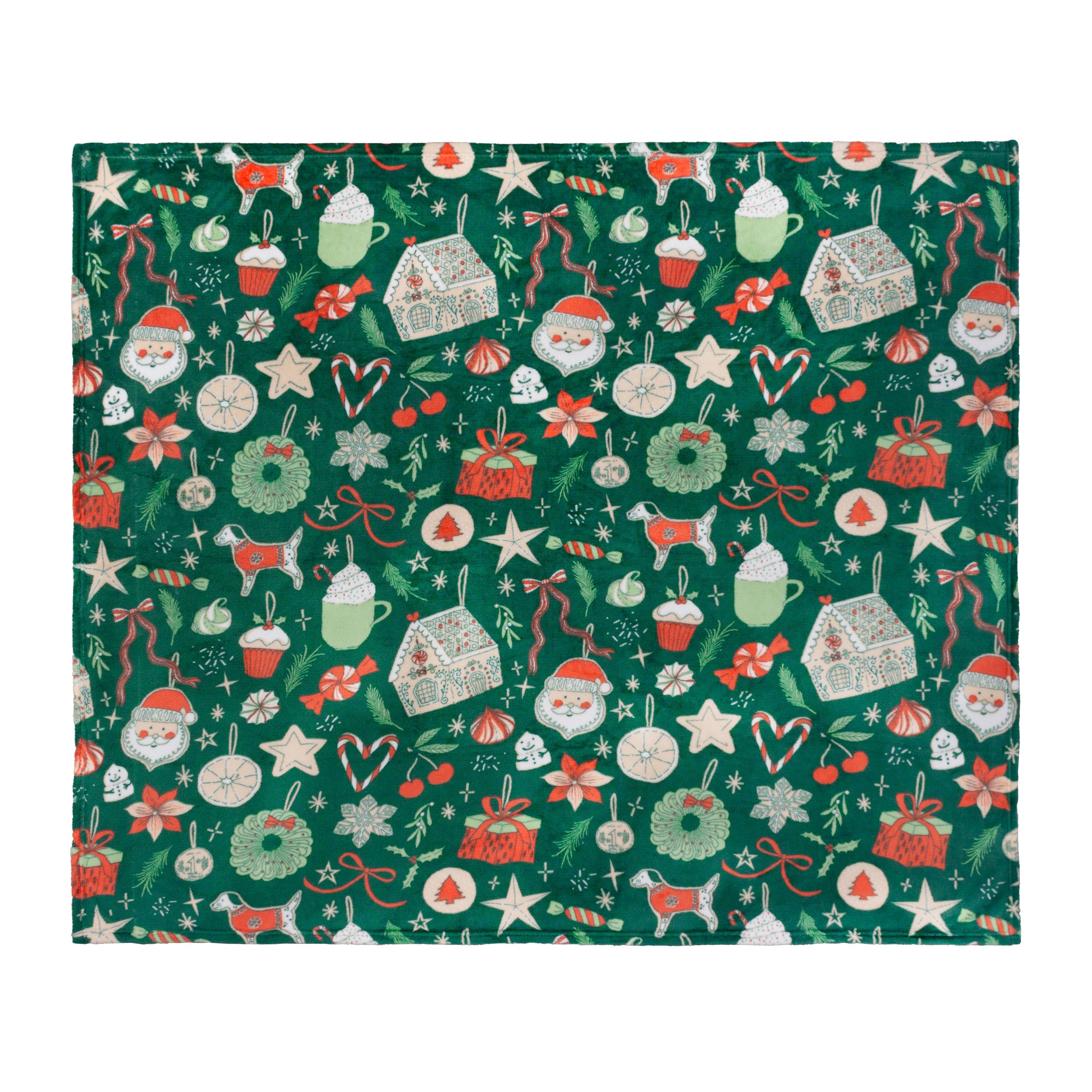 Festive Treats Printed Fleece Throw