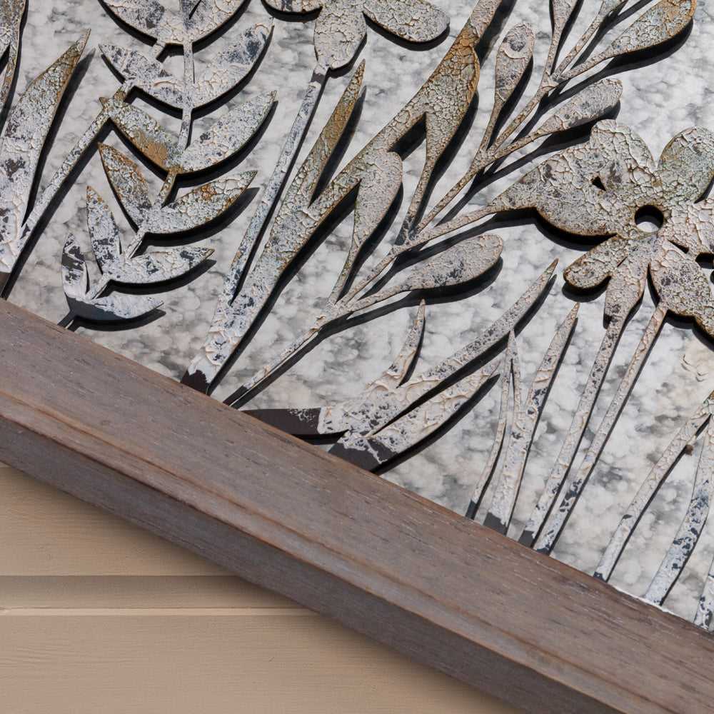 Fleur Et Faune Square Antique Mirror