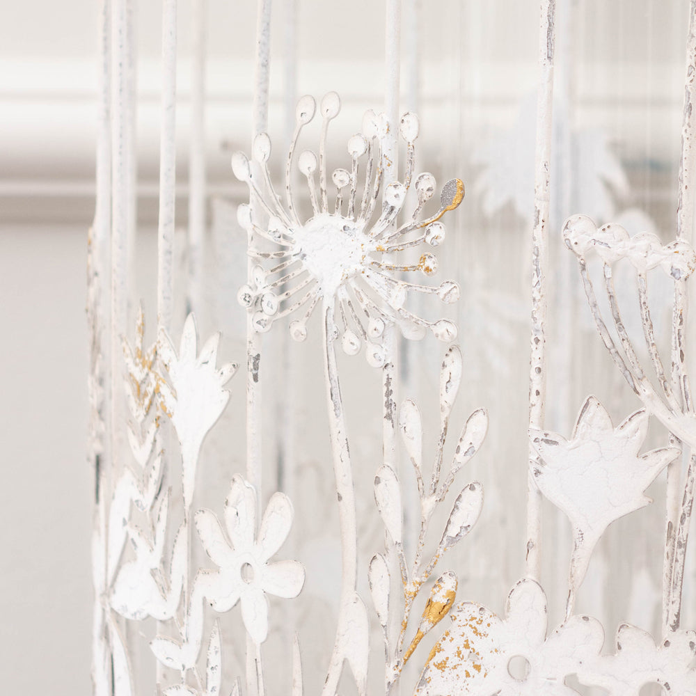 Fleur Et Faune Metal Floral Lantern