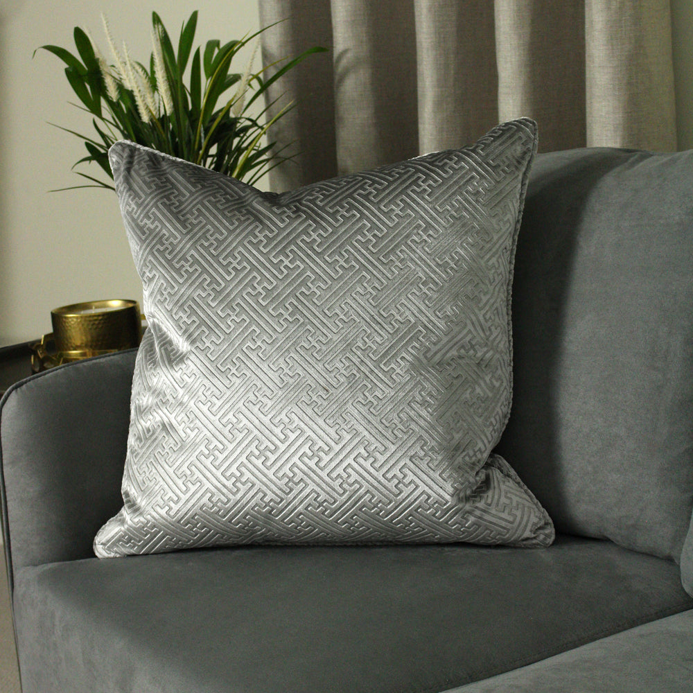 Florence Embossed Velvet Cushion