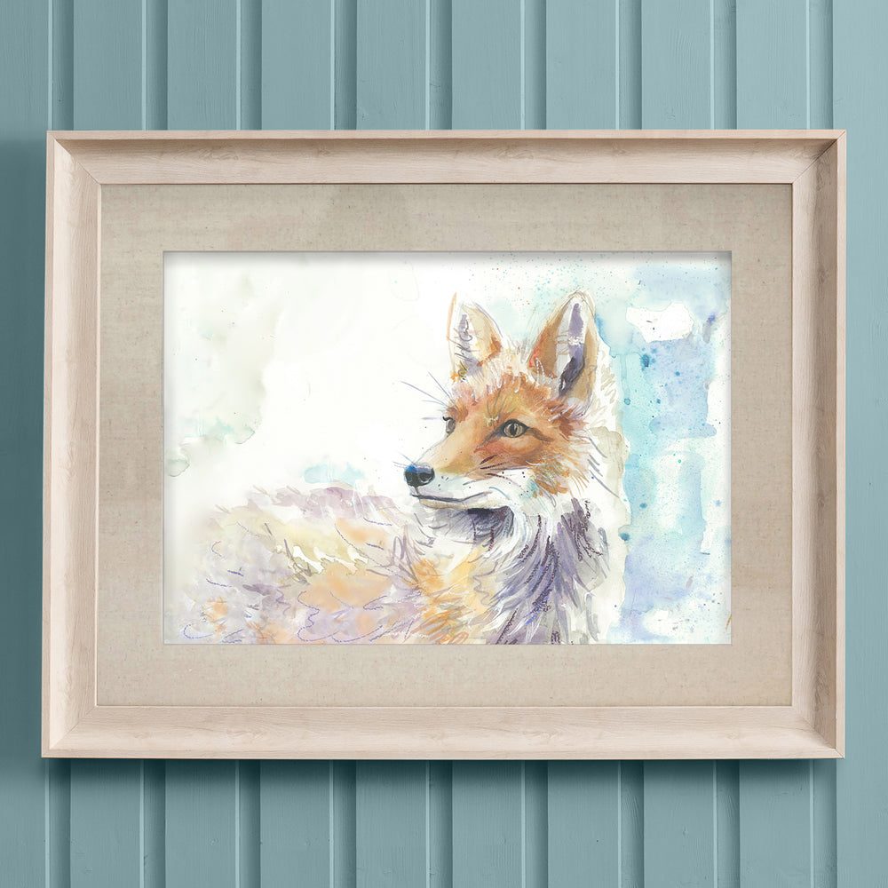 Foxy Framed Print