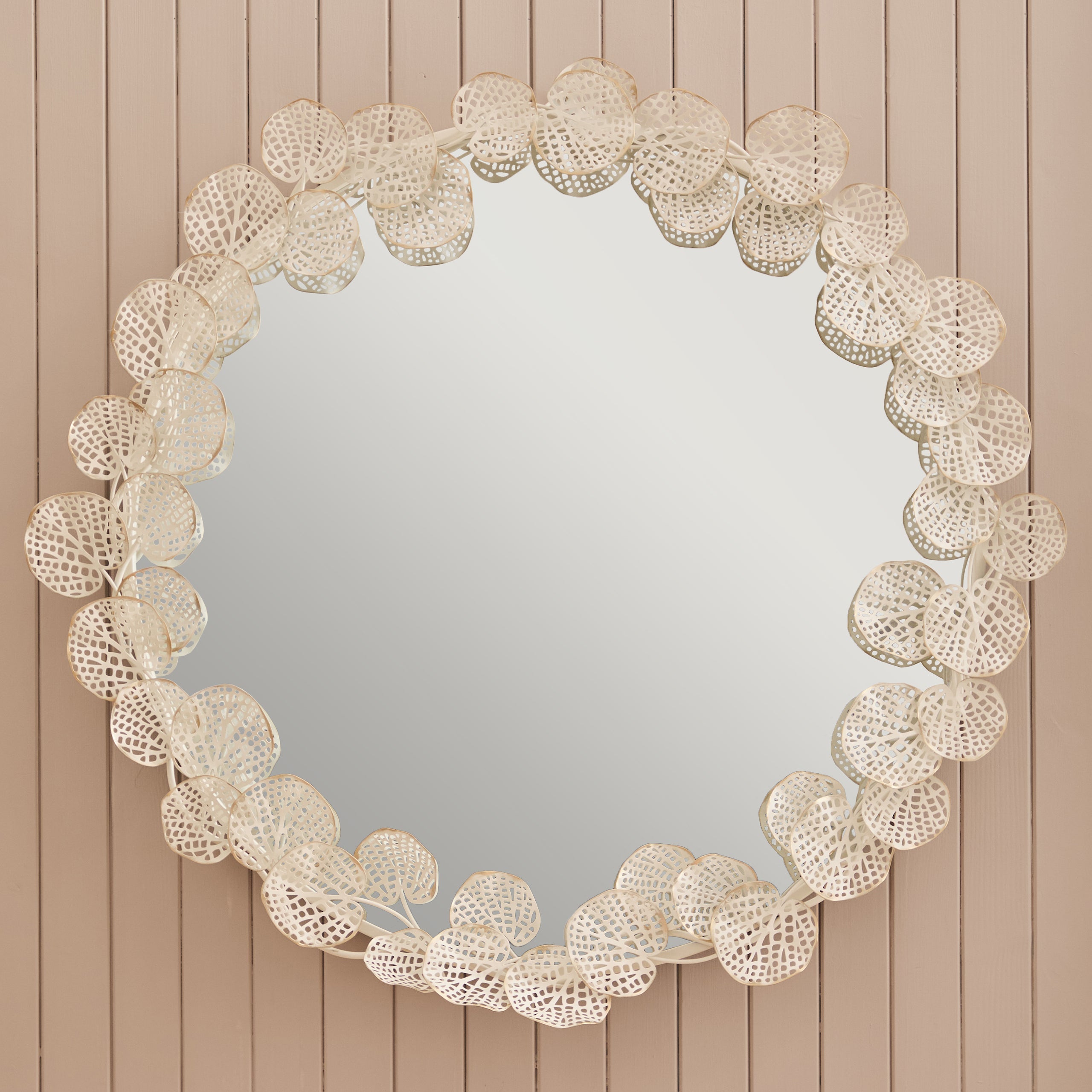 Gaia Mirror Antique White