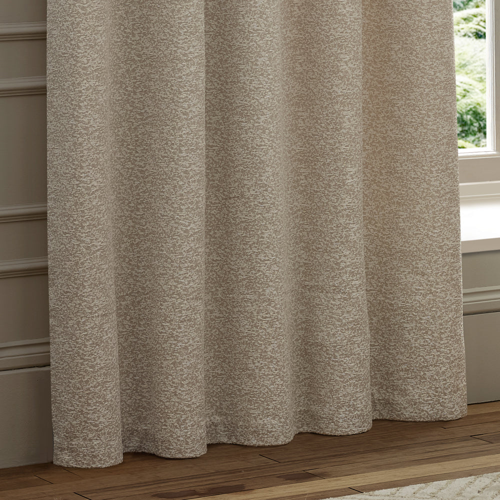 Galaxy Chenille Room Darkening Eyelet Curtains