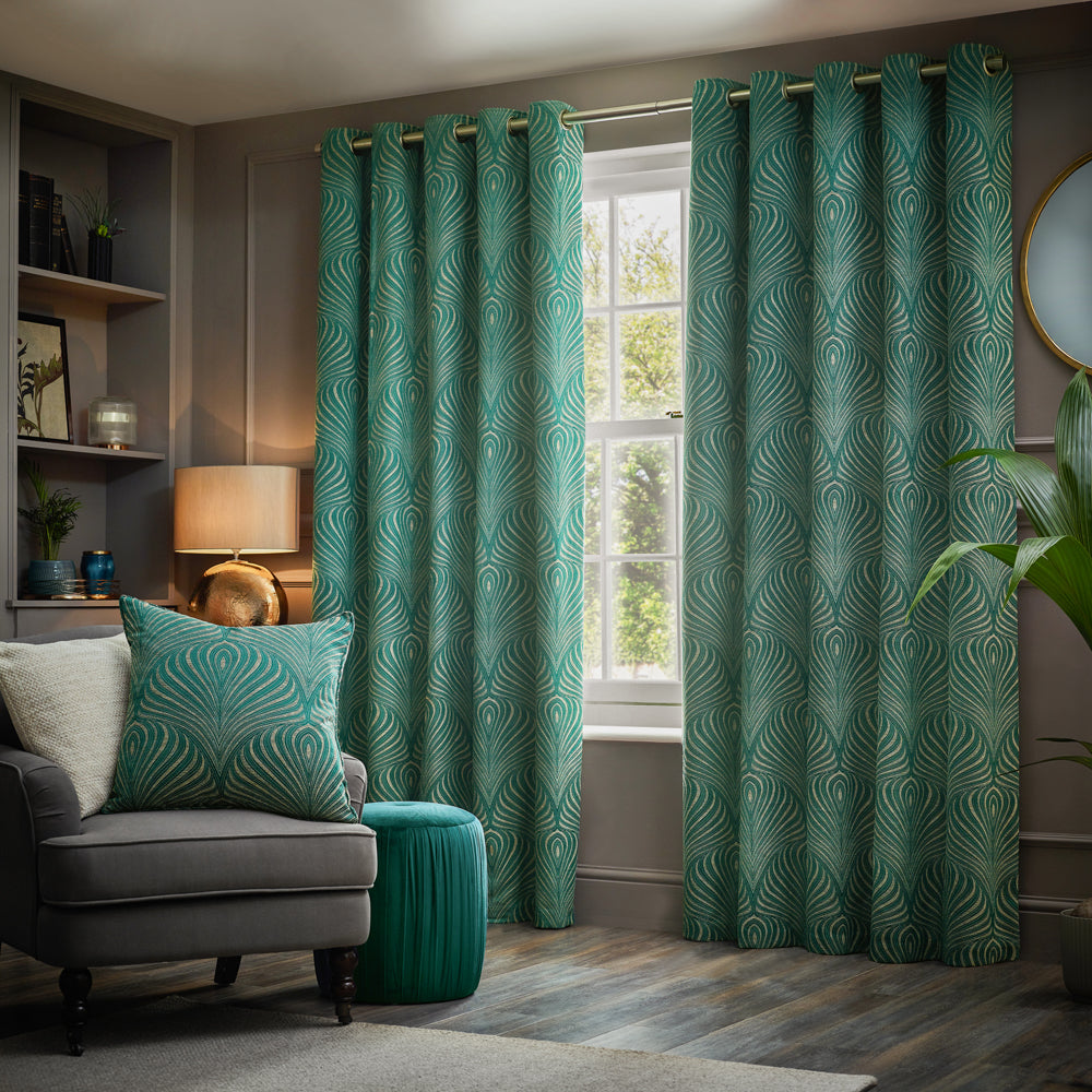Gatsby Jacquard Eyelet Curtains