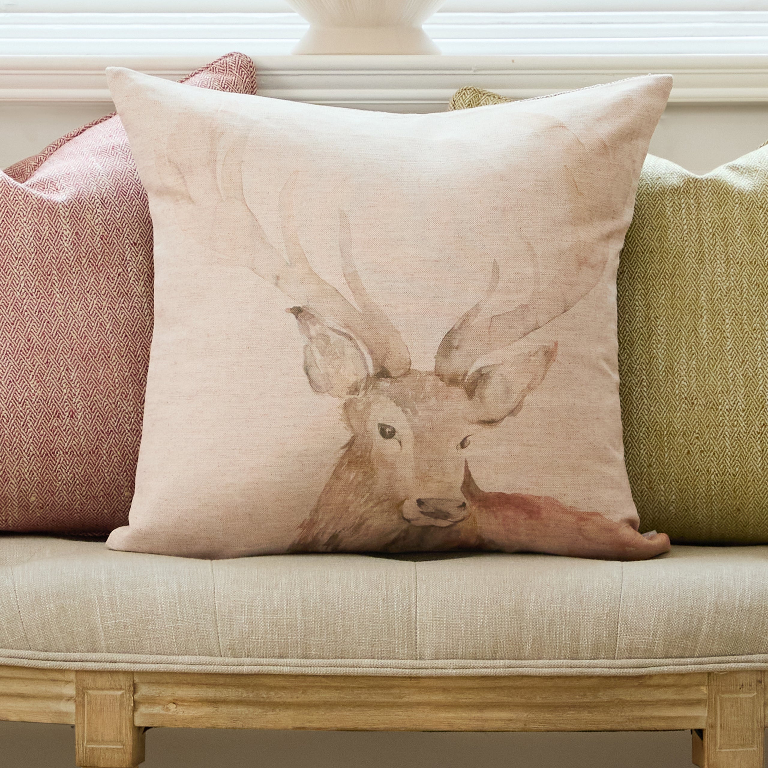 Gregor Stag Printed Cushion