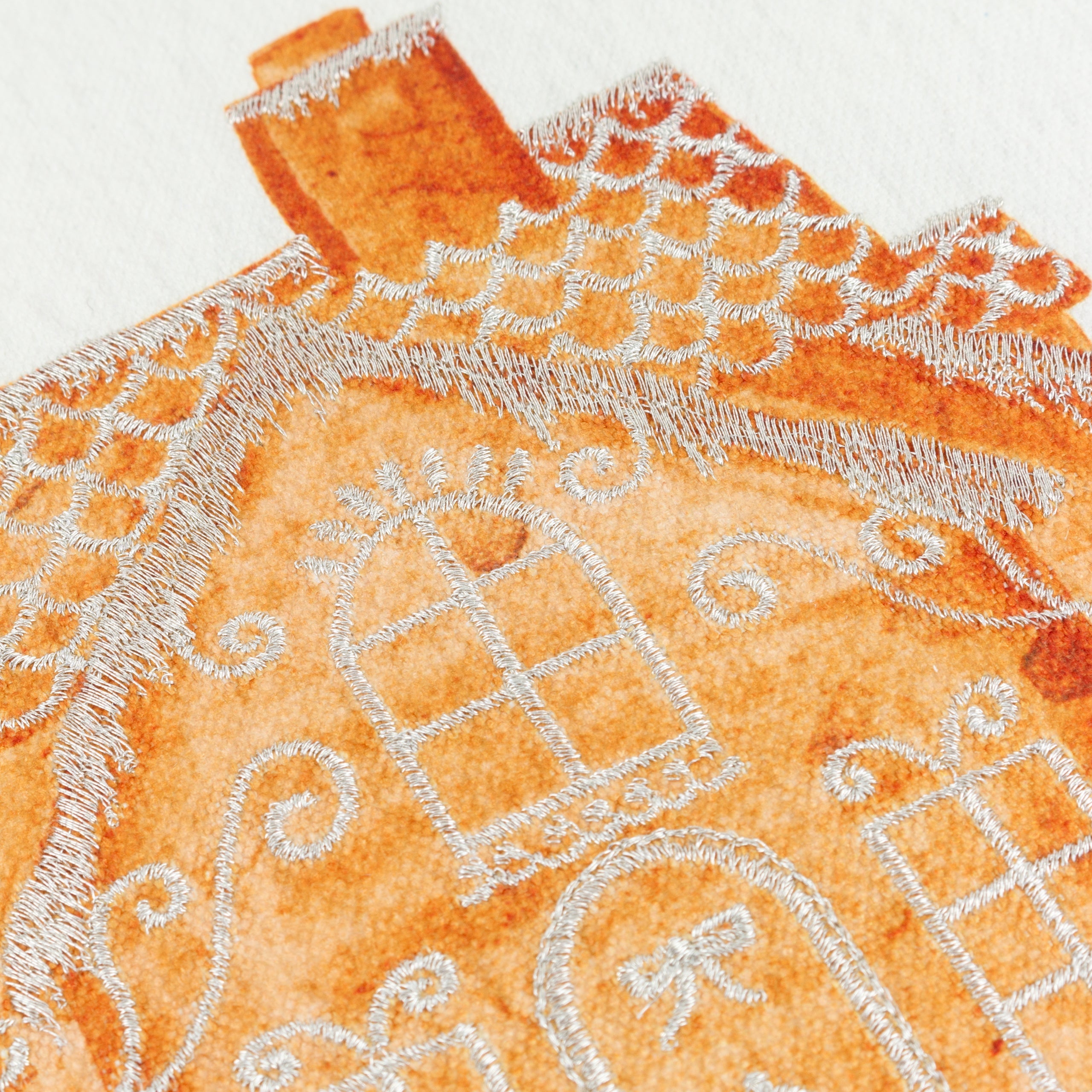 Gretel Velvet Piped Cushion