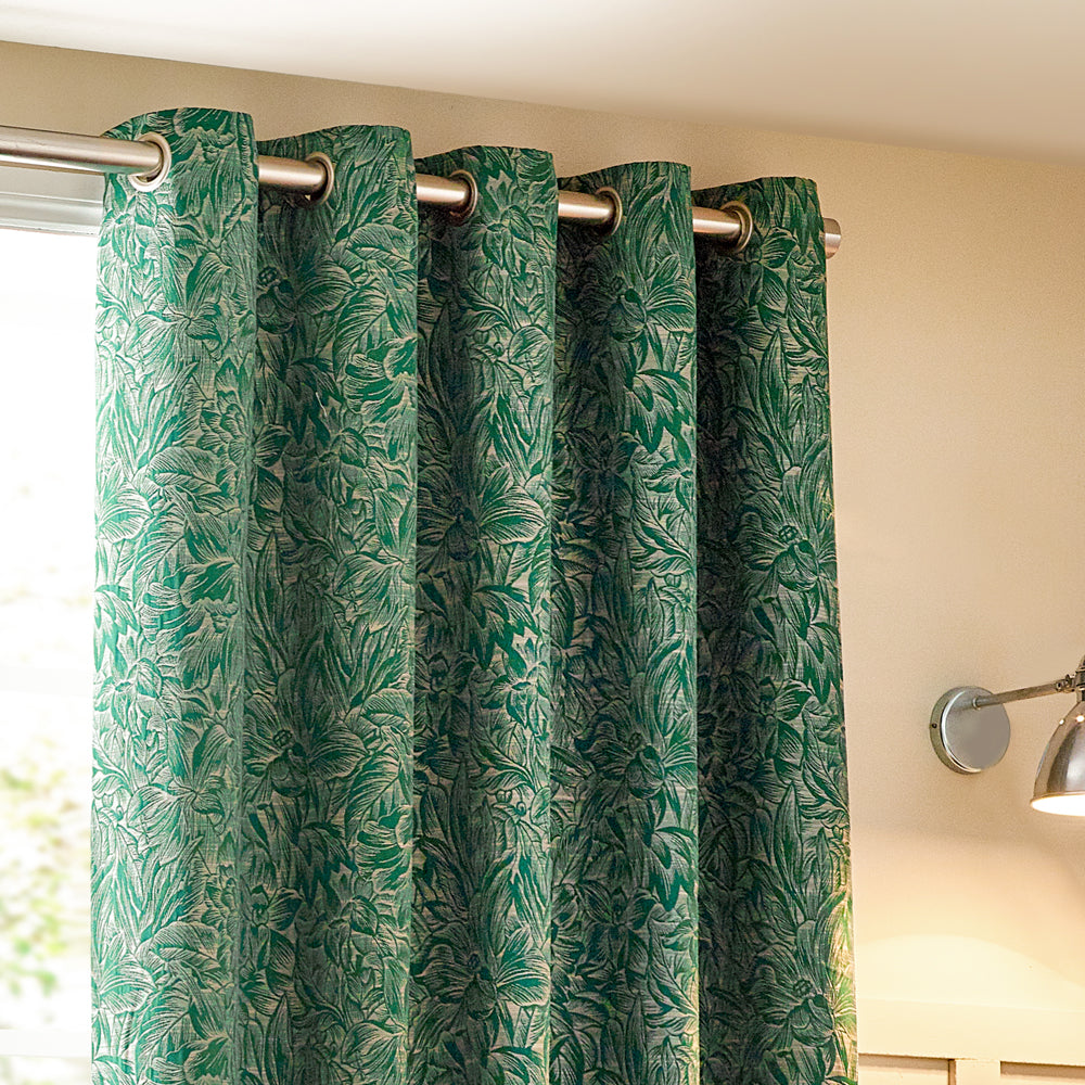 Grantley Jacquard Eyelet Curtains