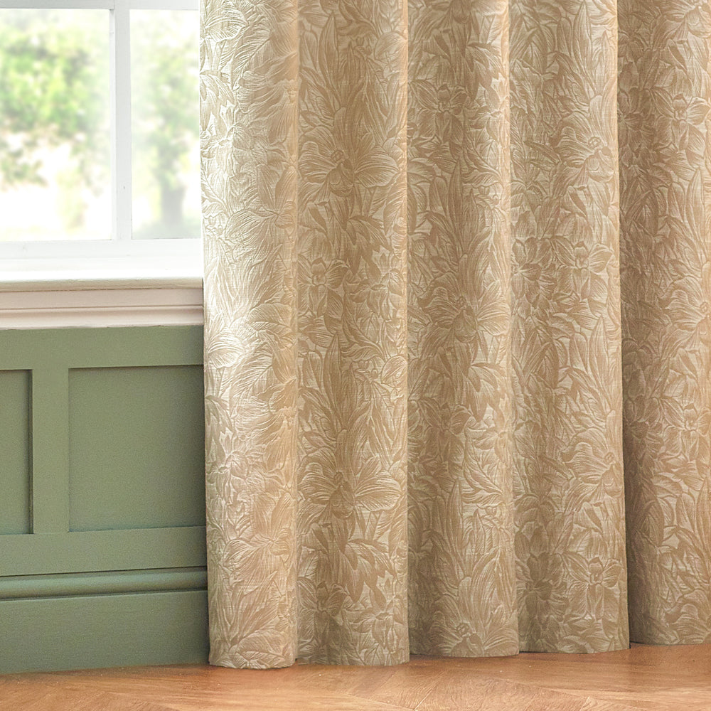 Grantley Jacquard Eyelet Curtains