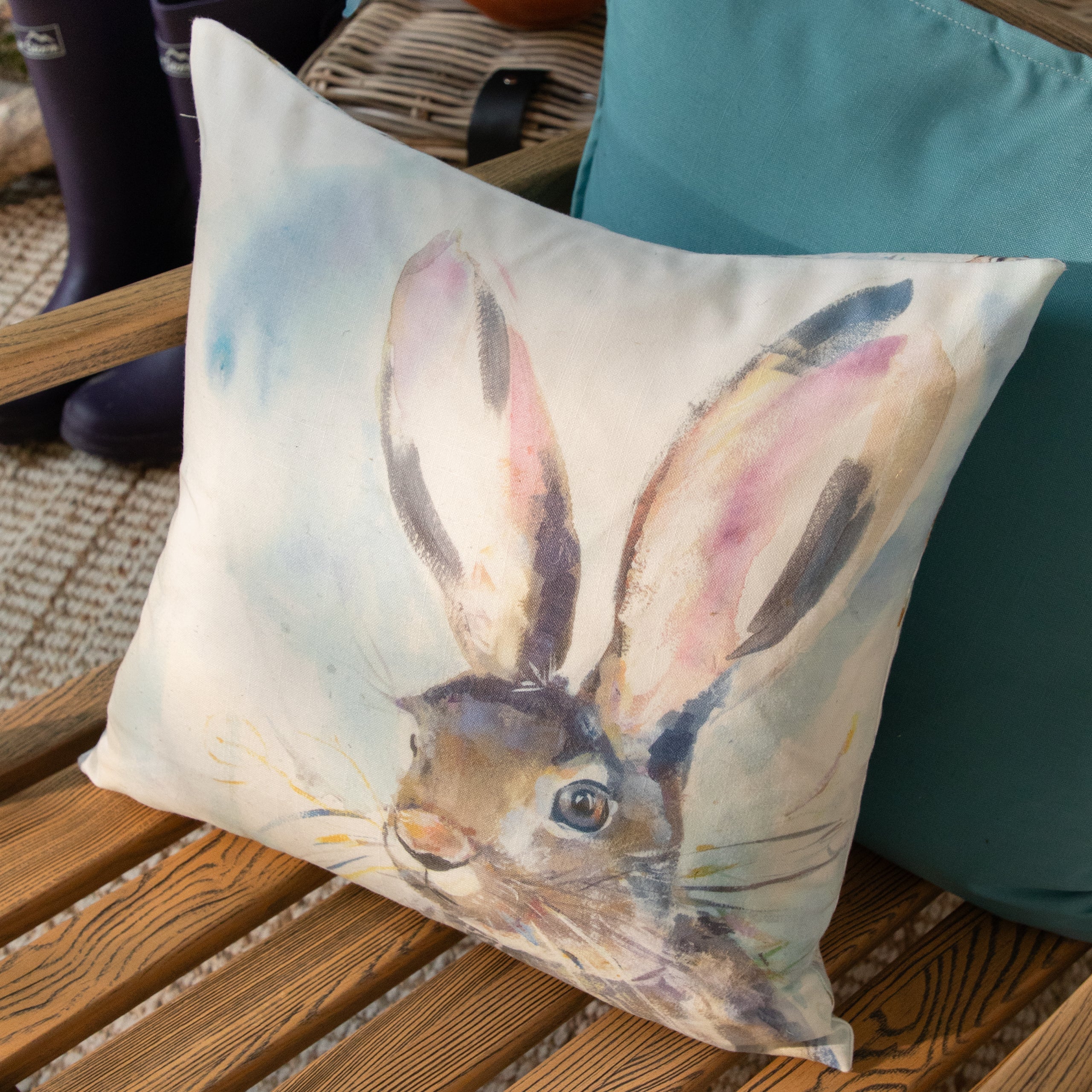 Harriet Hare Outdoor Cushion