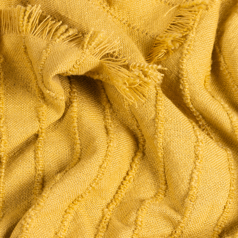Hazie Woven Fringed Throw
