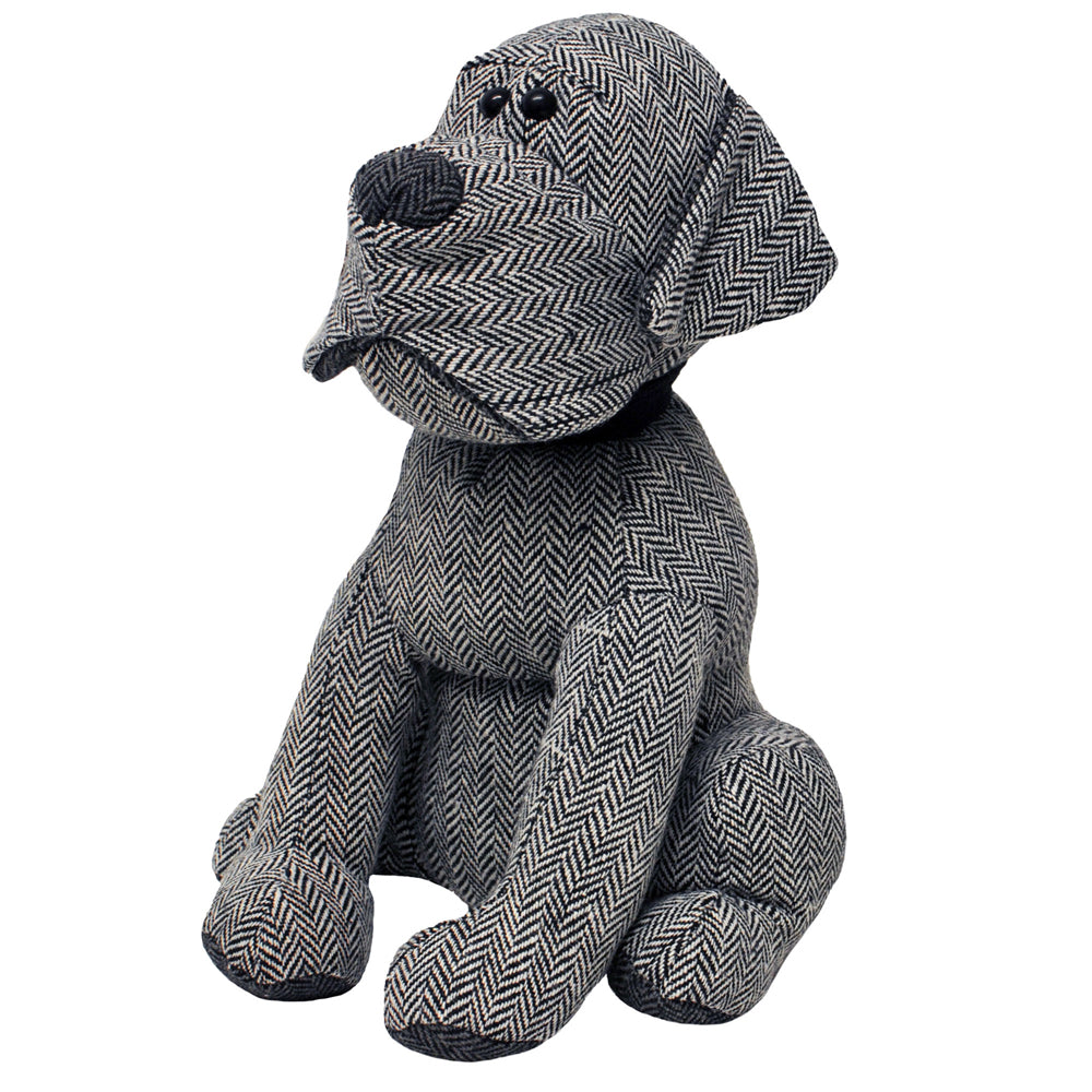 Herringbone Dog Novelty Door Stop