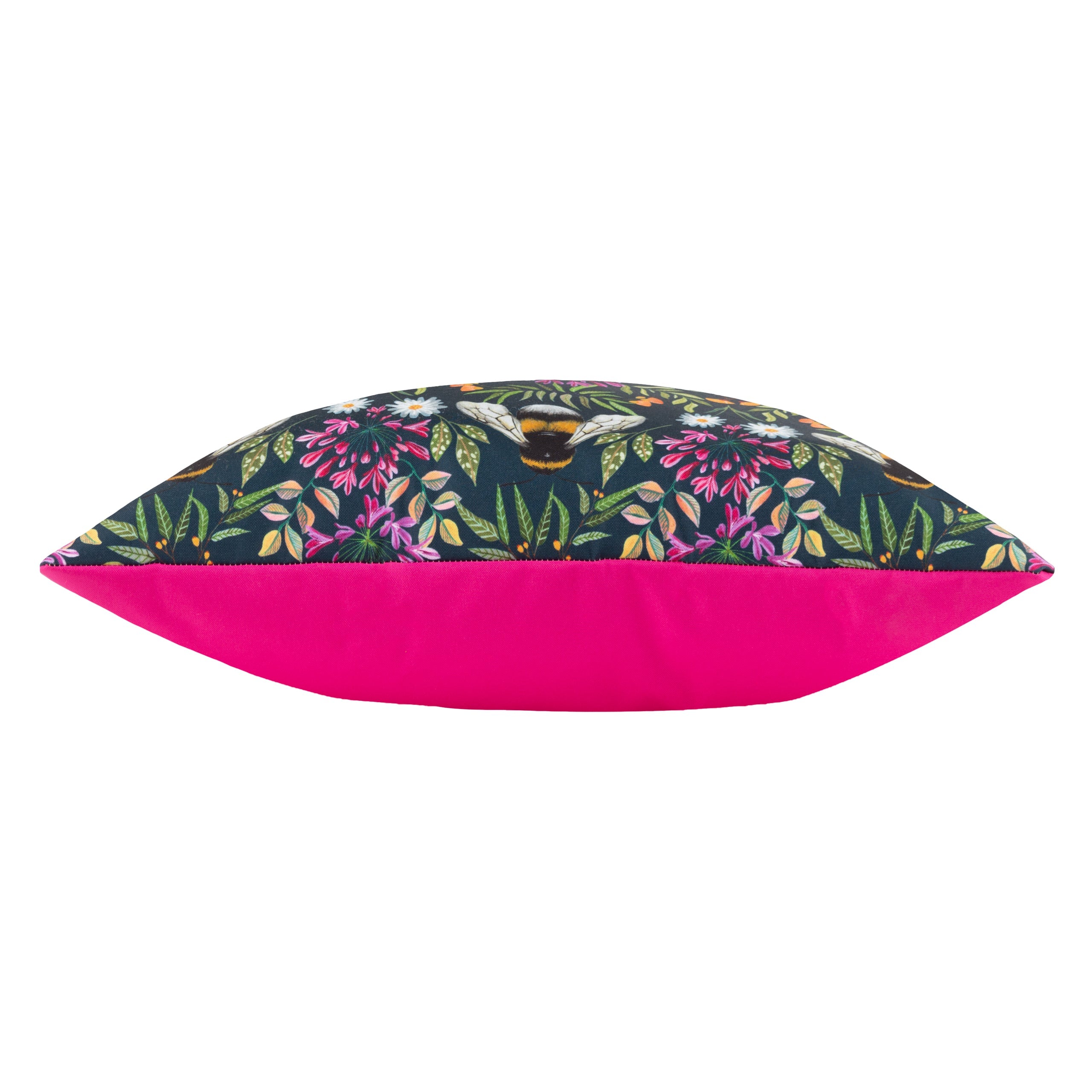 House of Bloom Zinnia Bee Outdoor Cushion