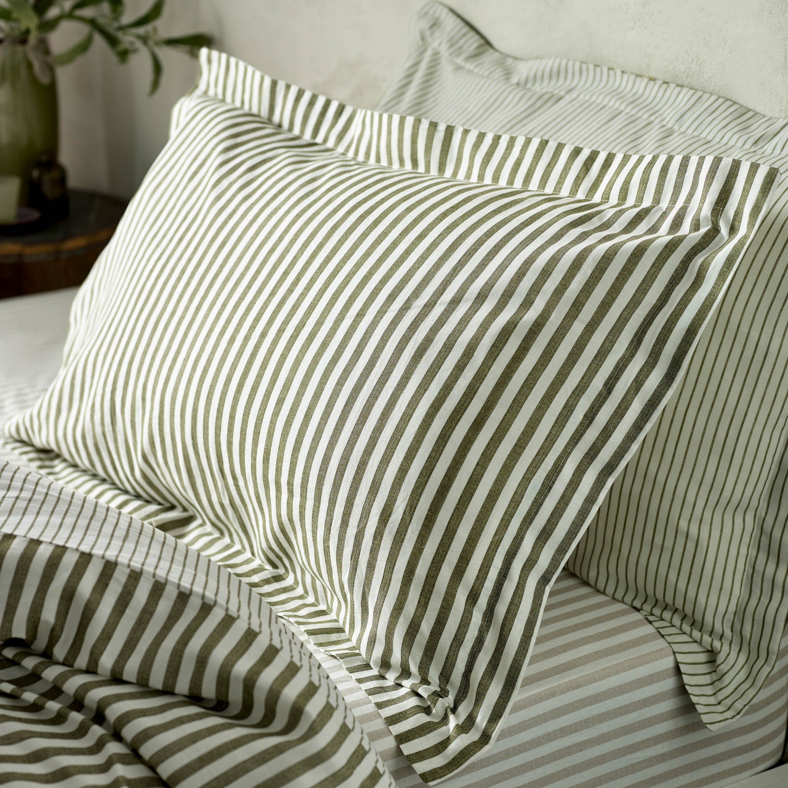 Hebden Mélange Stripe Pillowcase Pair