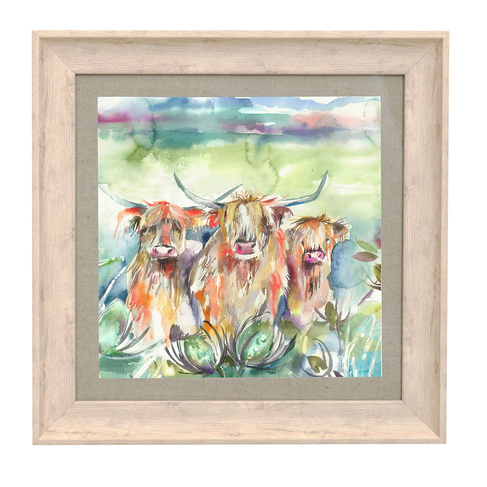 Heilan Herd Framed Print
