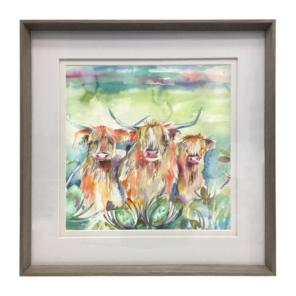 Heilan Herd Framed Print