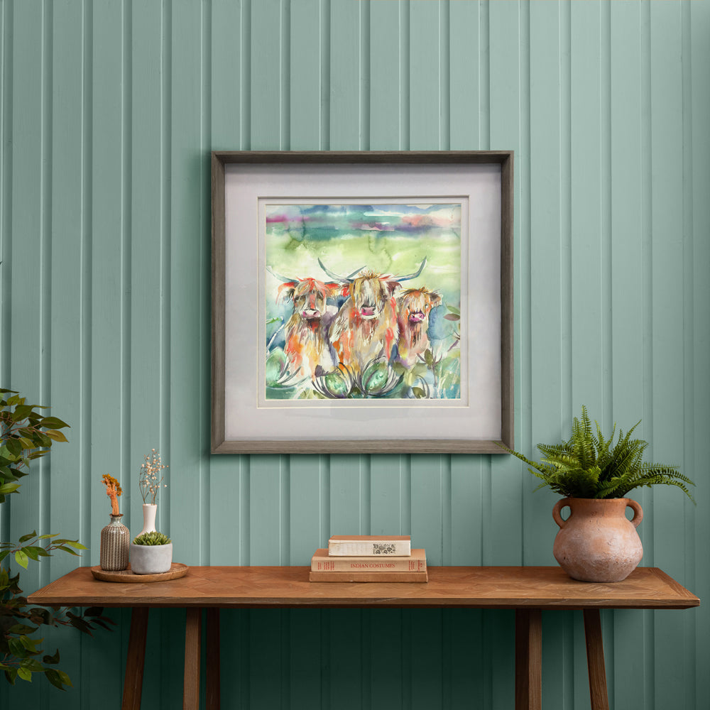 Heilan Herd Framed Print