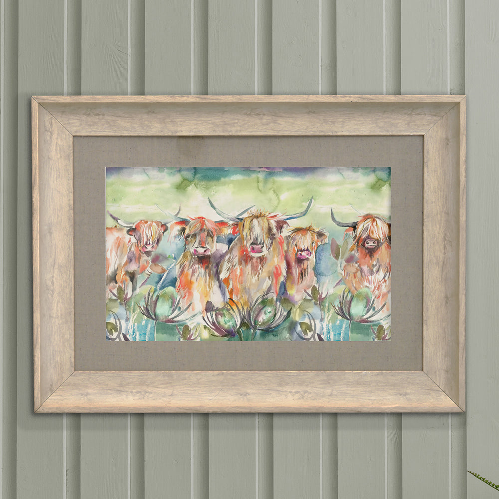 Heilan Herd Framed Print