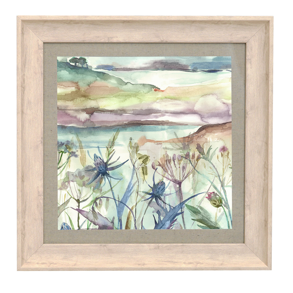 Highland Haze Framed Print