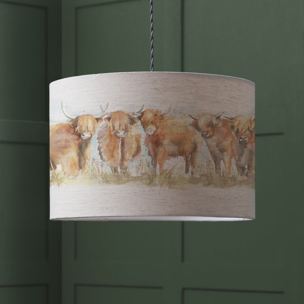 Highland Cattle Eva Lamp Shade