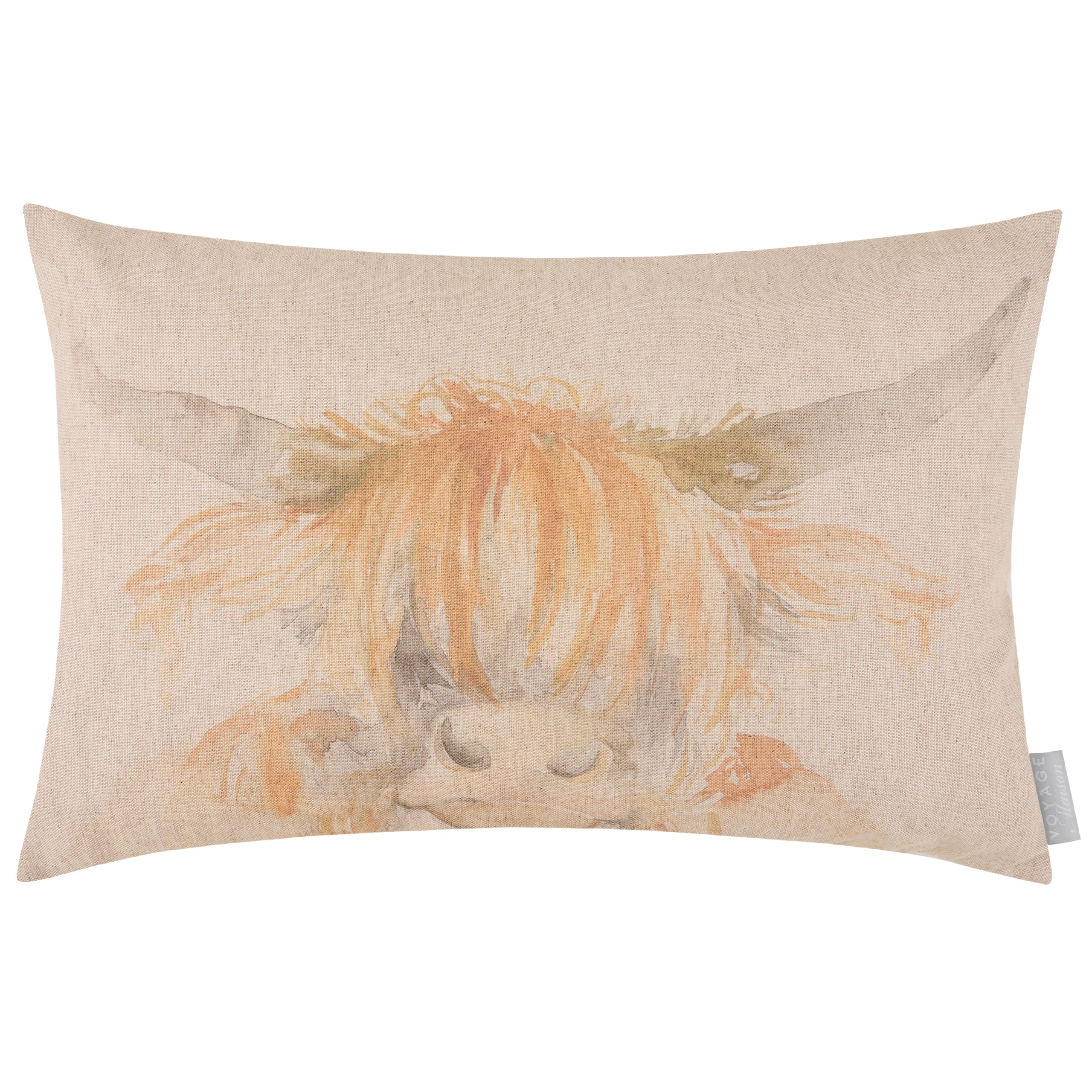 Highland Coo Printed Cushion