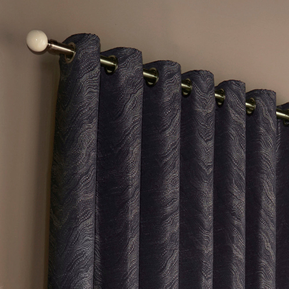 Himalaya Jacquard Eyelet Curtains