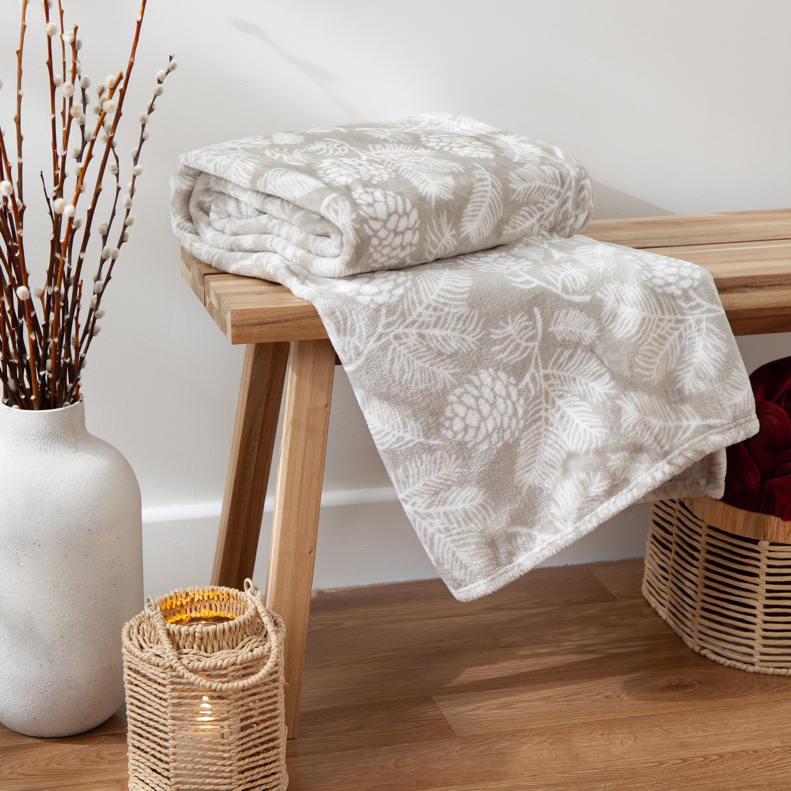 Irwin Woodland Fleece Throw