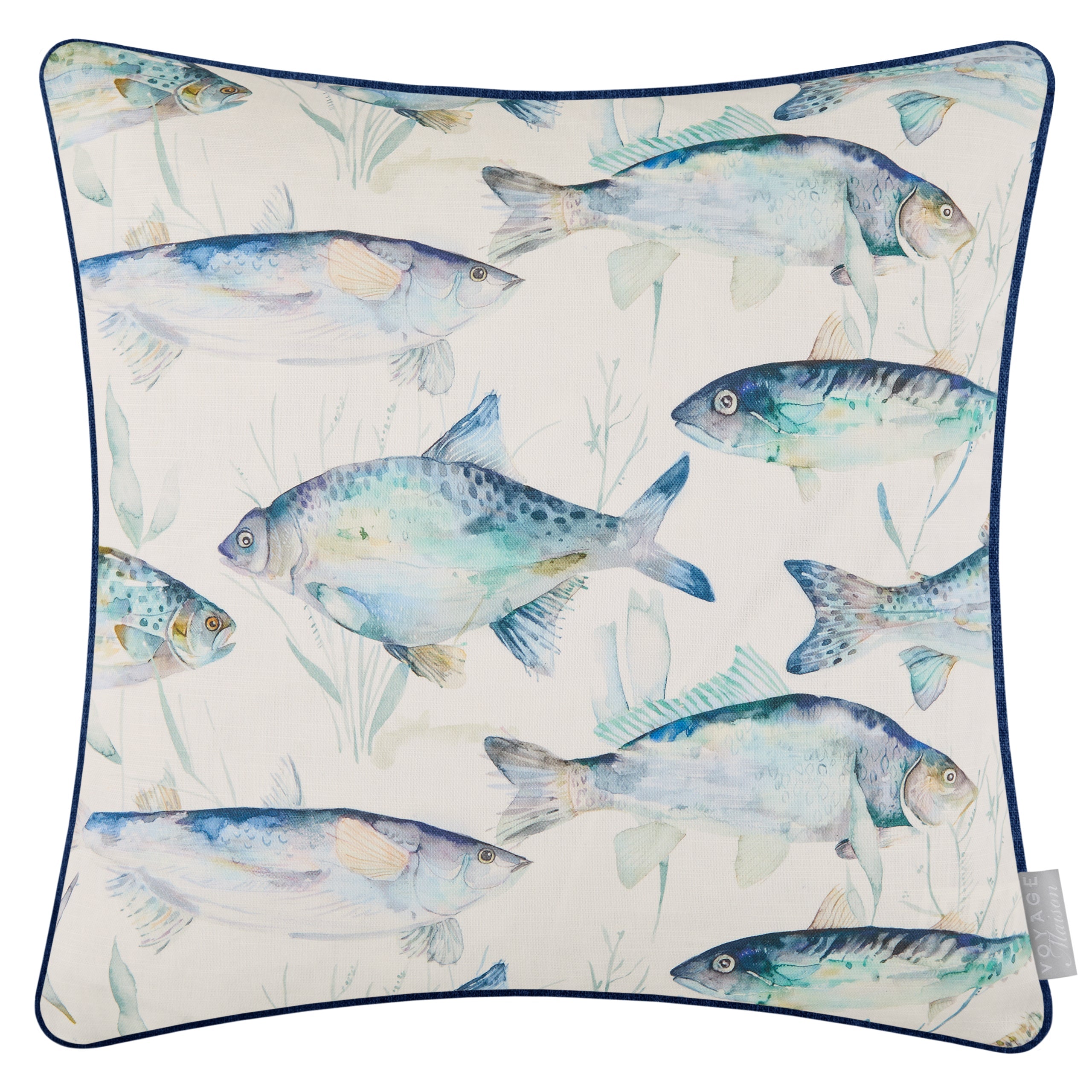Ives Waters Printed Piped Cushion