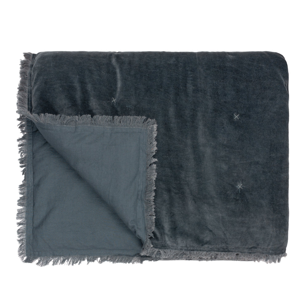 Jaye Cotton Velvet Filled Bedspread