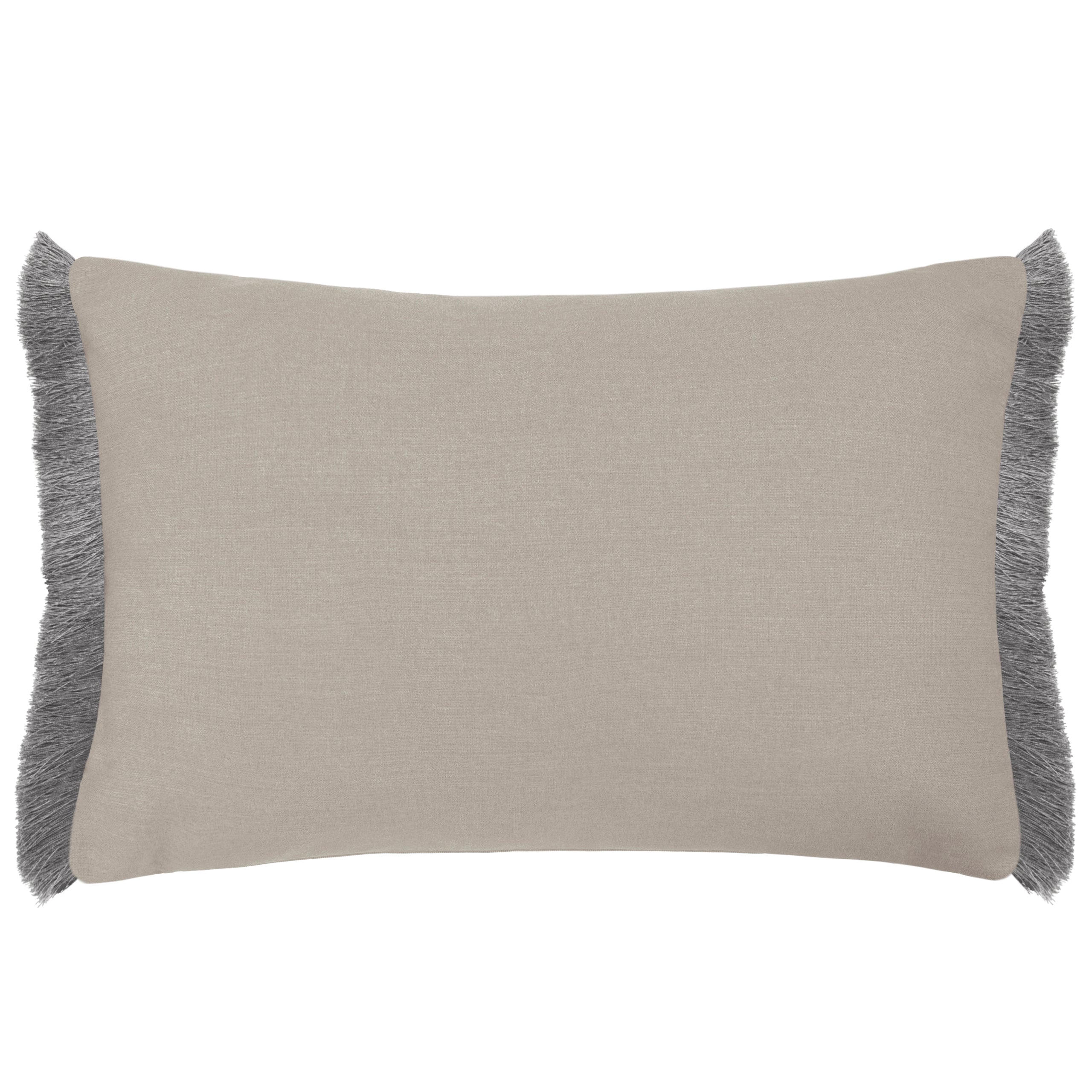 Juna Printed Ruche Fringe Cushion