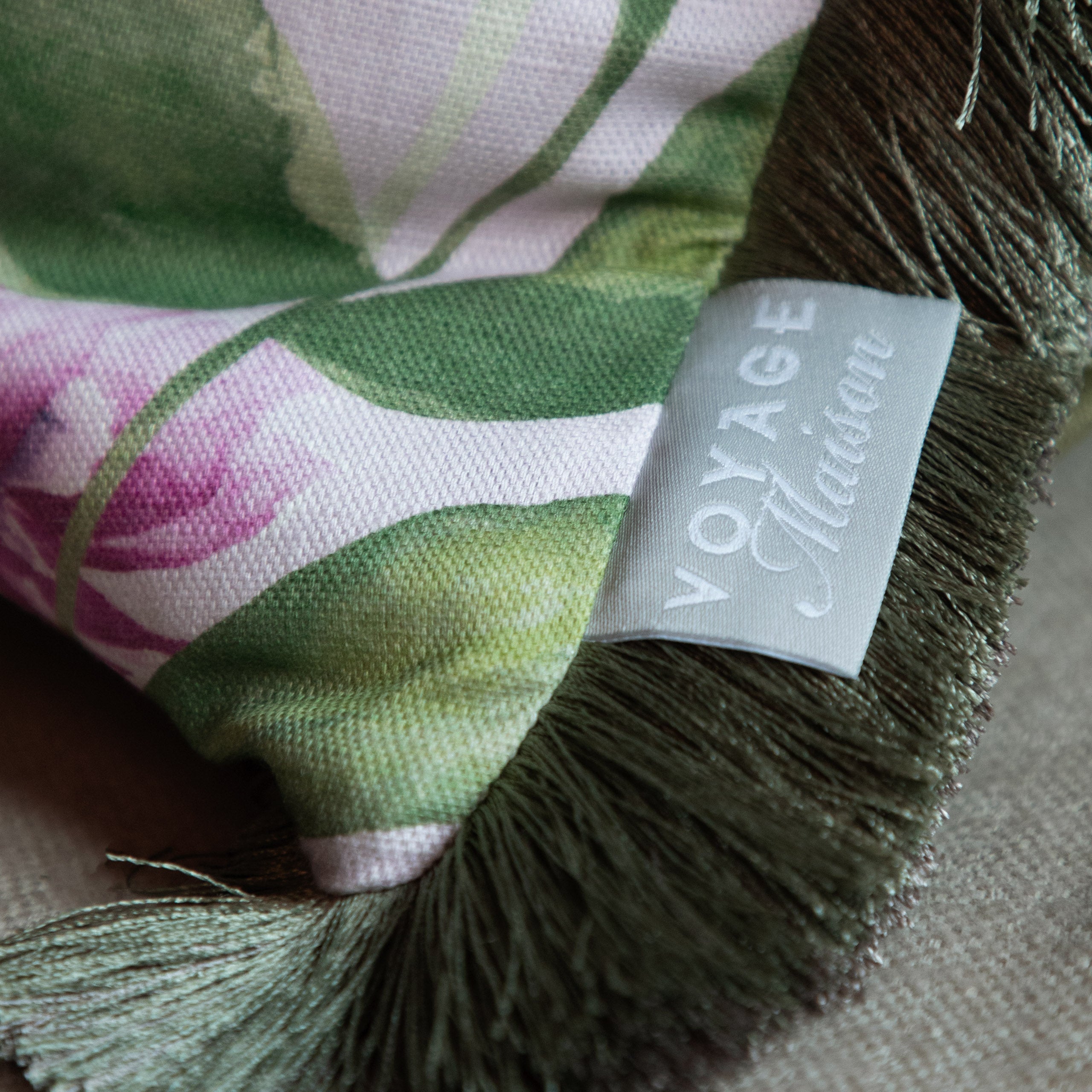 Junelle Printed Ruched Cushion