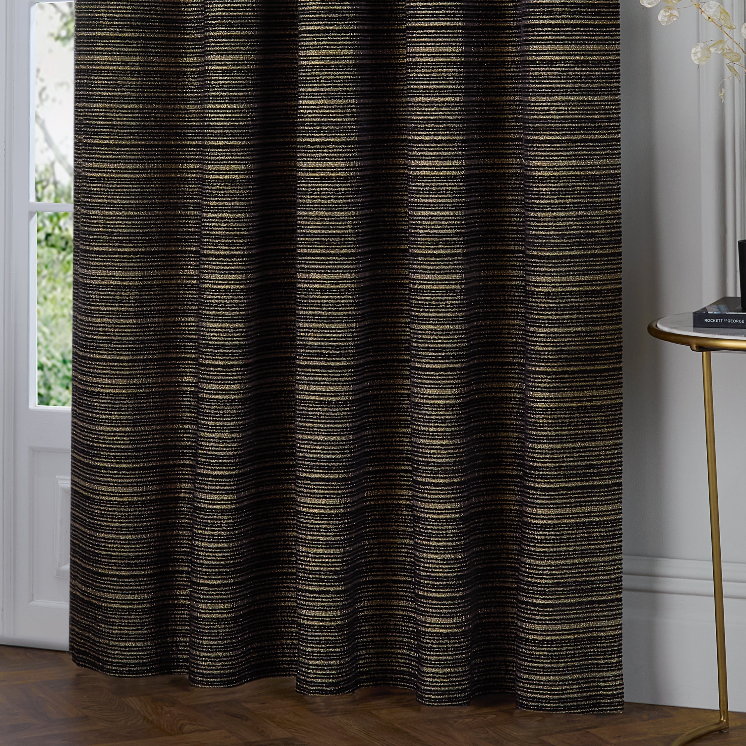 Jupiter Chenille Jacquard Eyelet Curtains