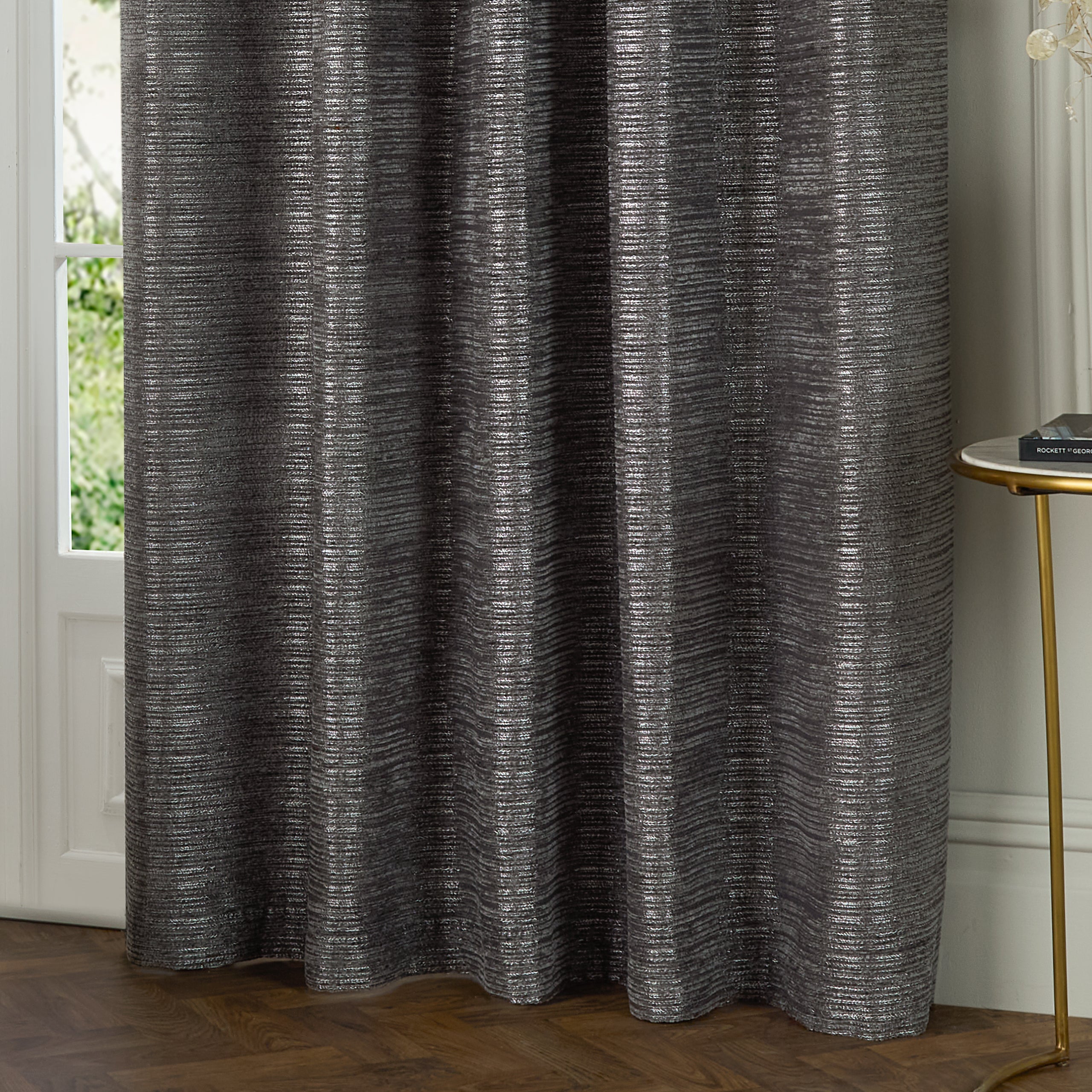 Jupiter Chenille Jacquard Eyelet Curtains