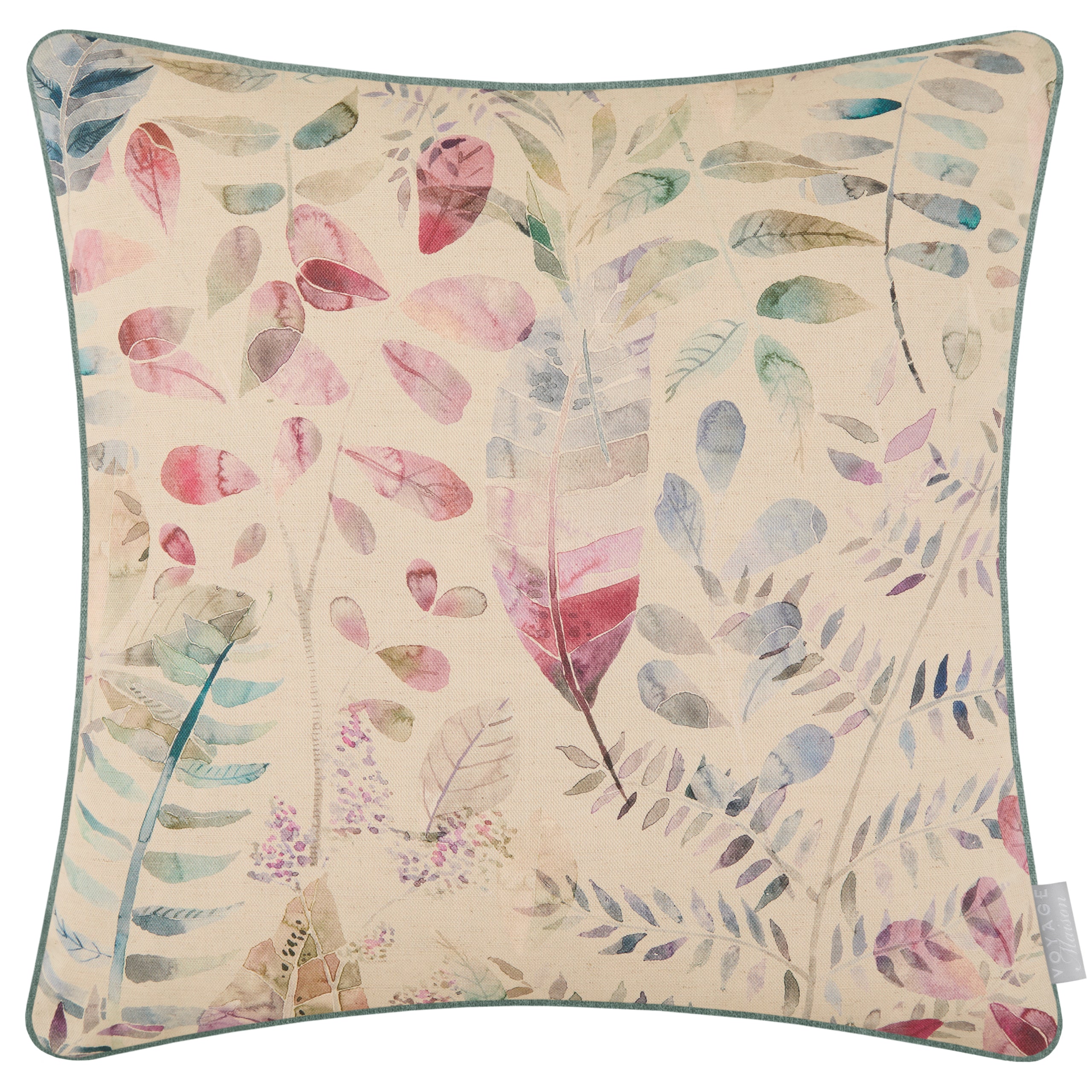 Kenton Printed Piped Cushion