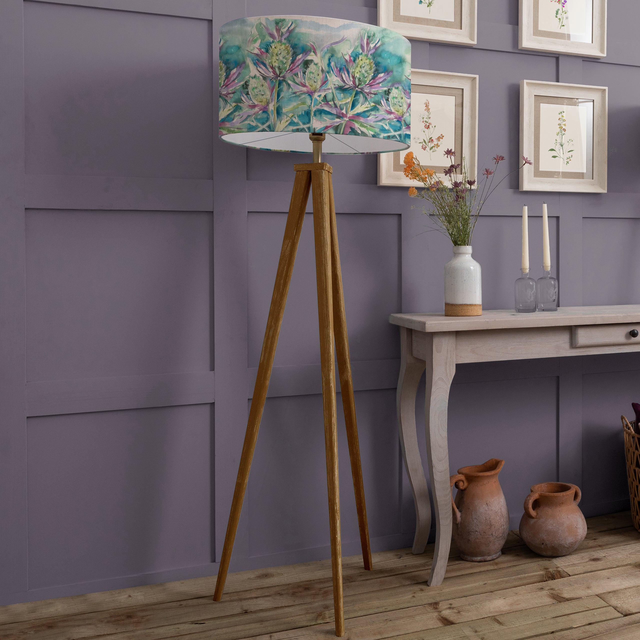 Sea Thistle Eva & Aratus Complete Floor Lamp