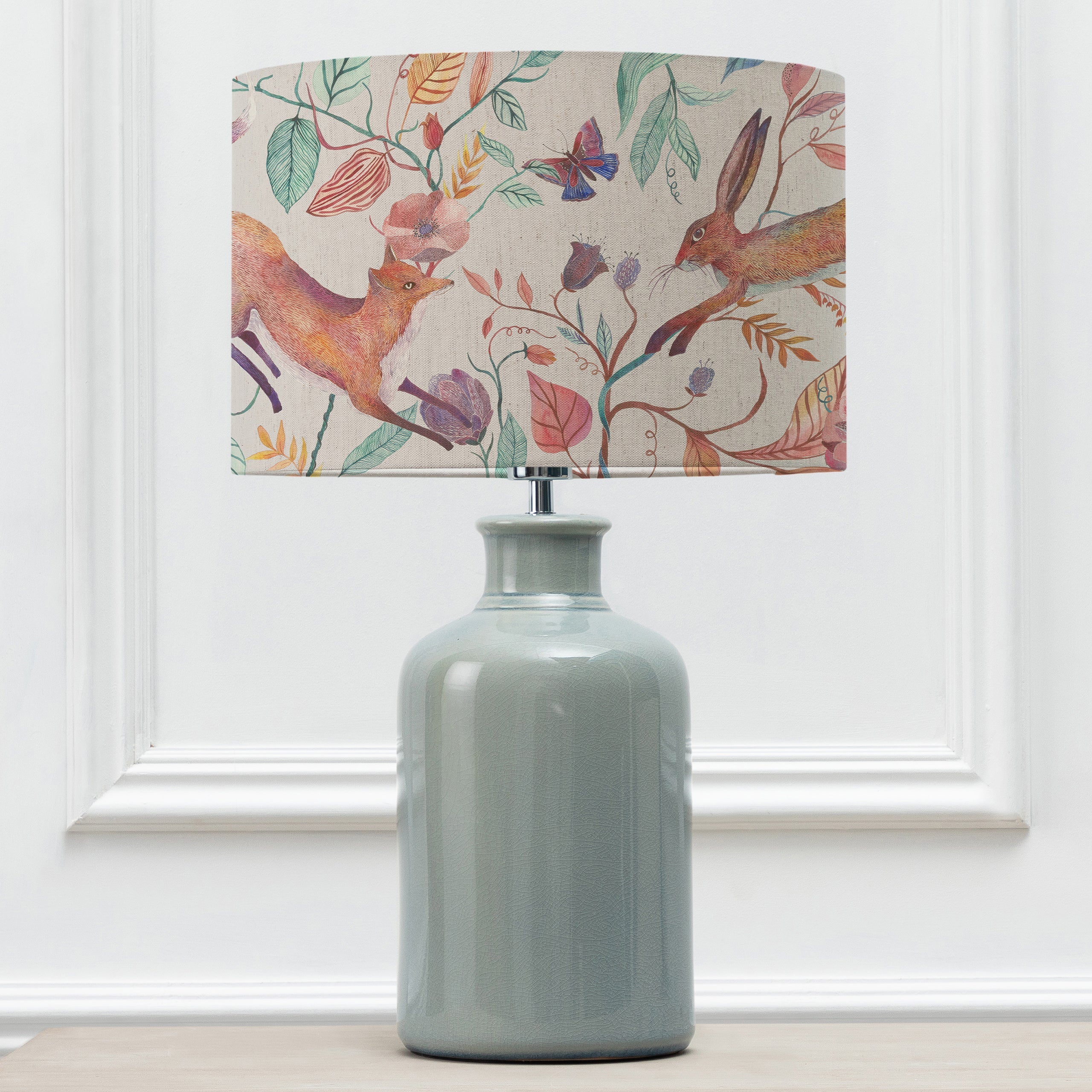 Leaping Into The Fauna Eva & Elspeth Complete Table Lamp