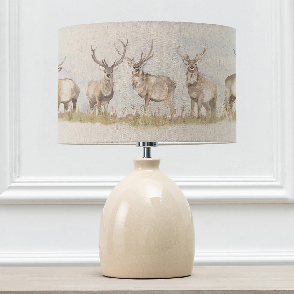 Moorland Stags Eva & Leura Complete Table Lamp