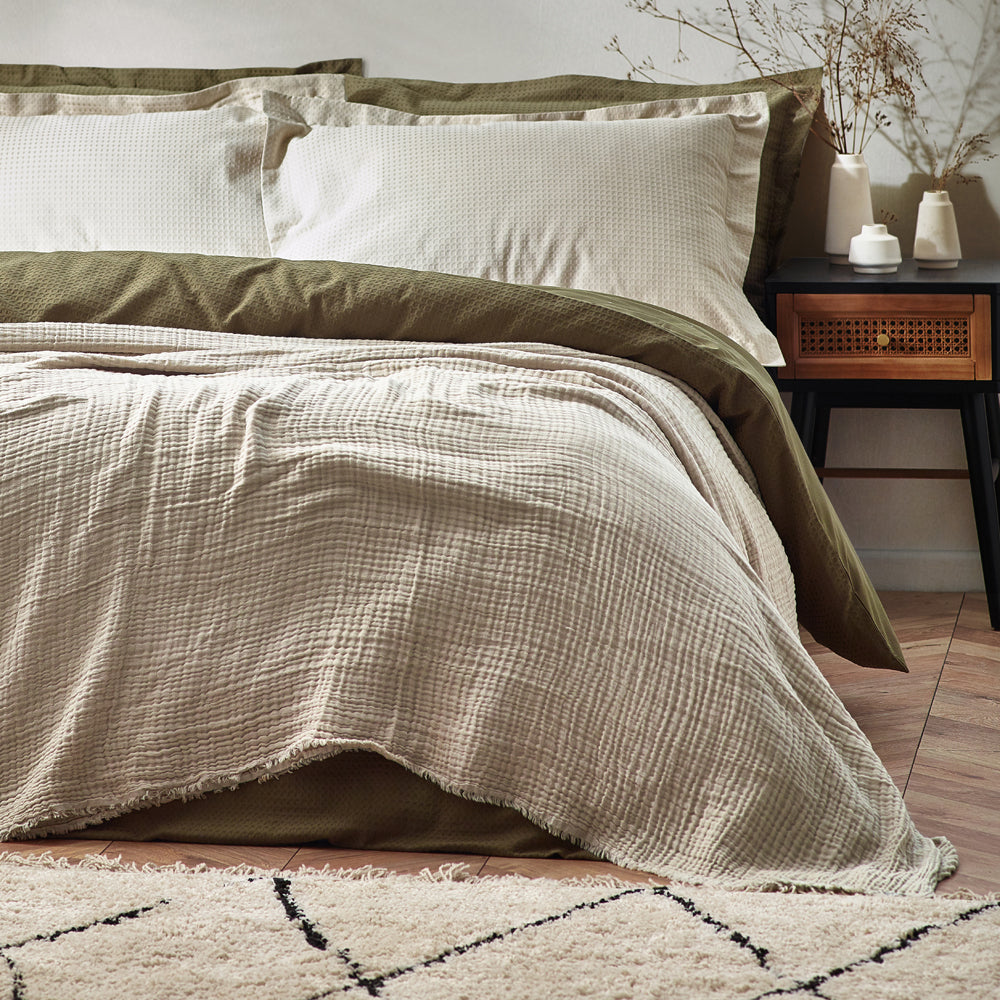 Lark Muslin Cotton Oversized Throw