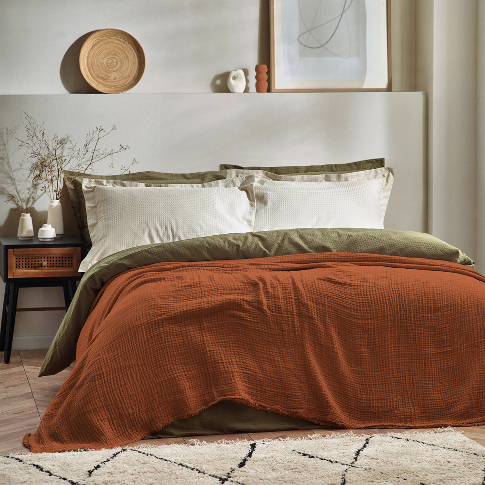 Lark Muslin Cotton Oversized Throw