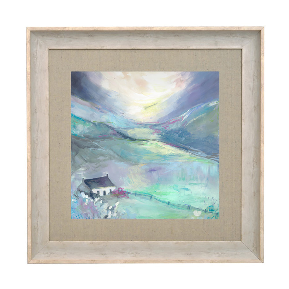 Lavender Lane Framed Print