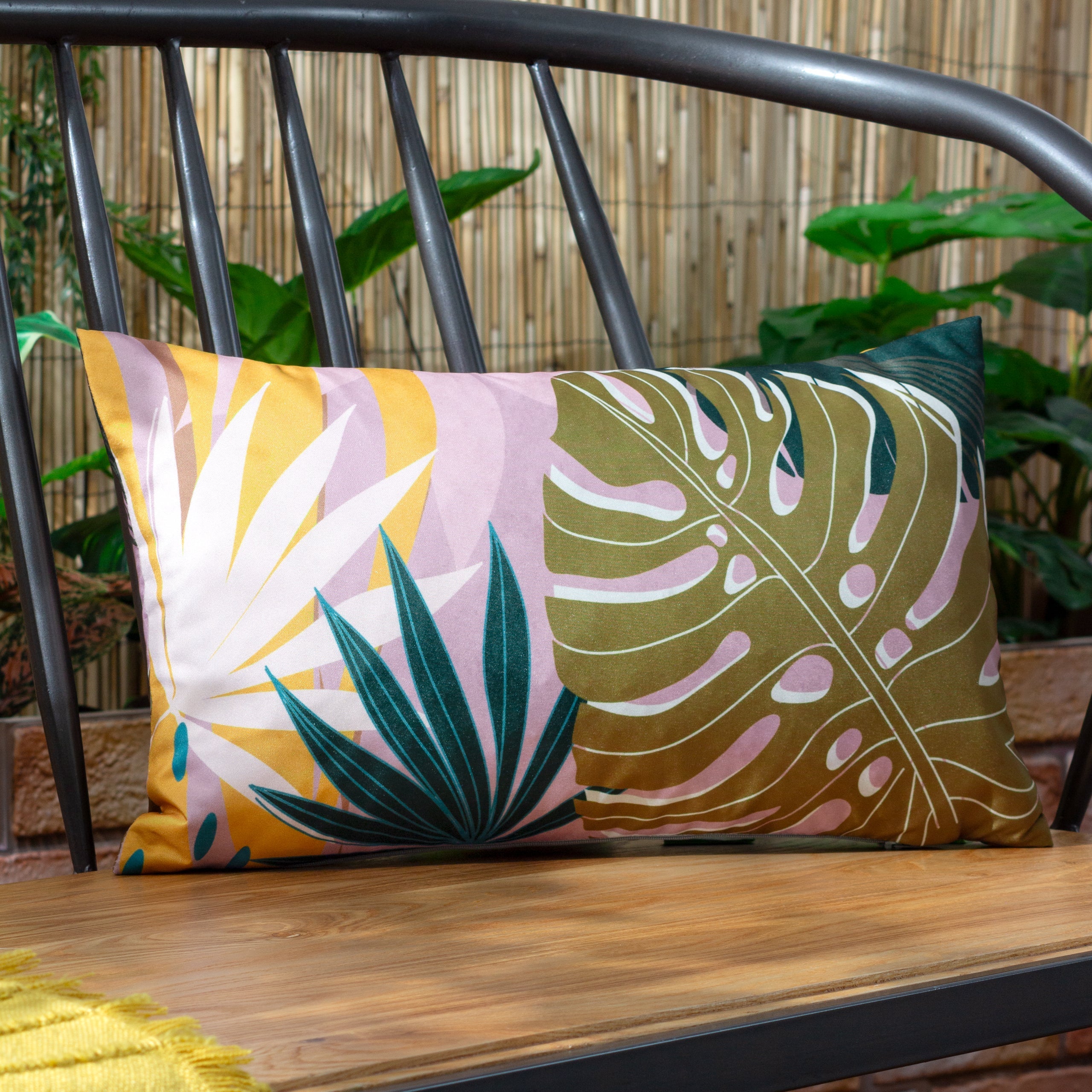 Leafy Rectangular Outdoor Cushion
