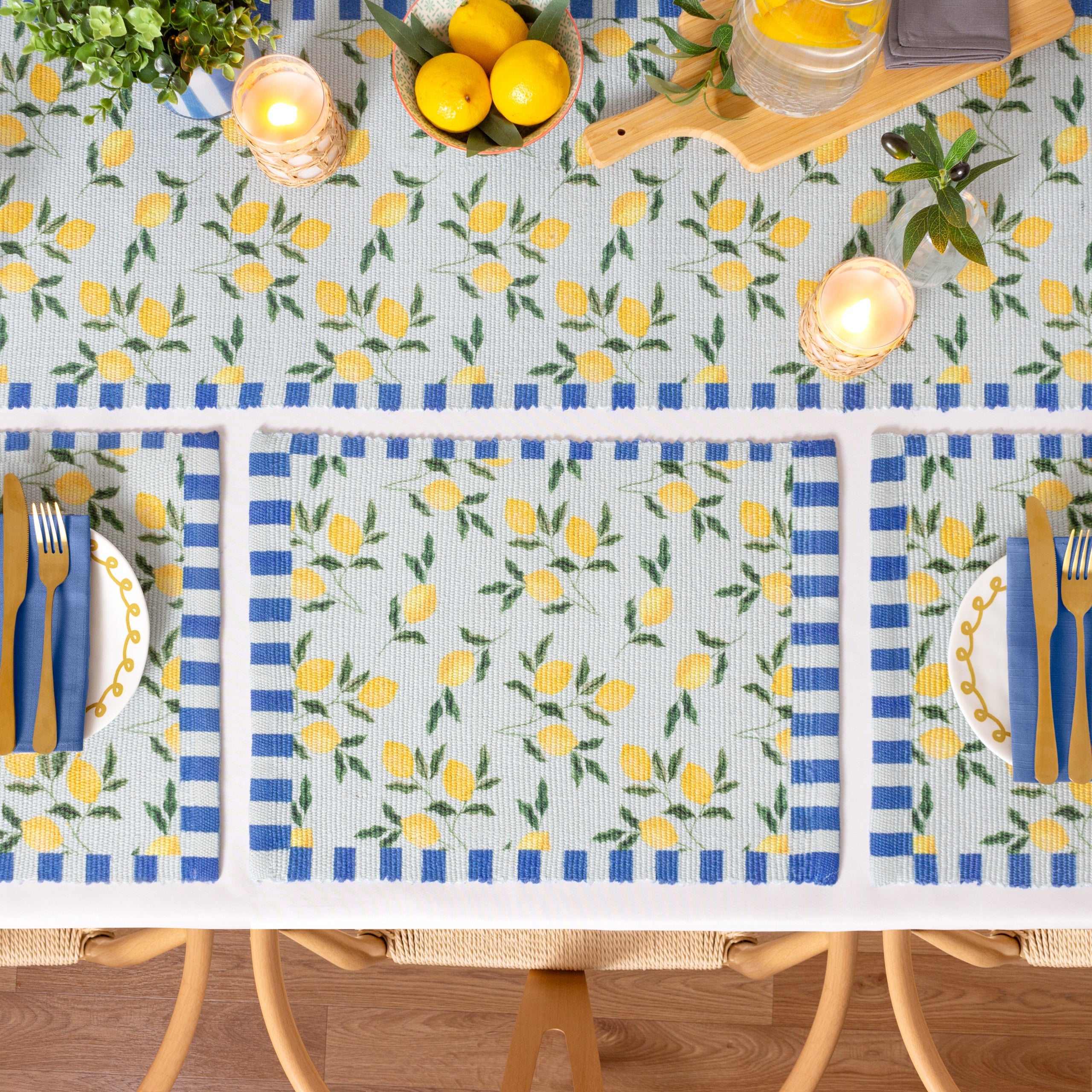 Lemons Indoor/Outdoor Table Runner
