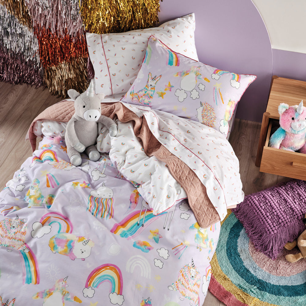 Unicorniverse Kids 100% Cotton Duvet Cover Set