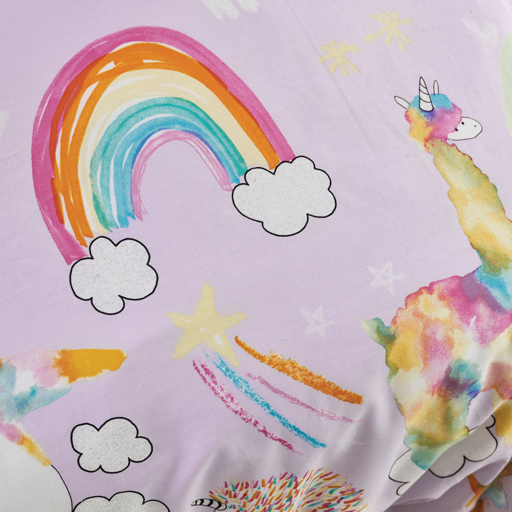 Unicorniverse Kids 100% Cotton Duvet Cover Set