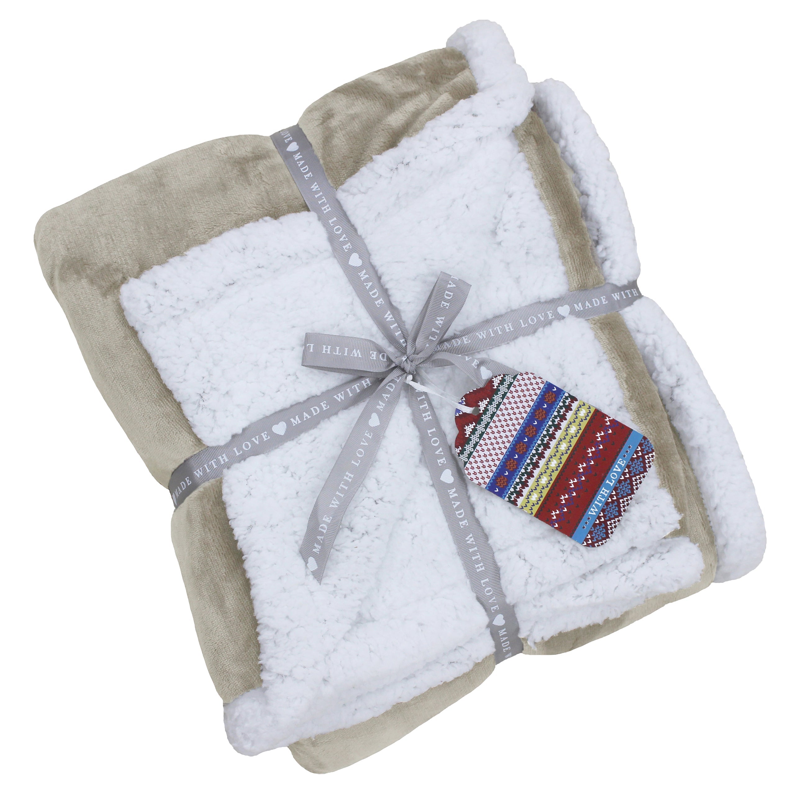 Lux Sherpa Fleece Throw
