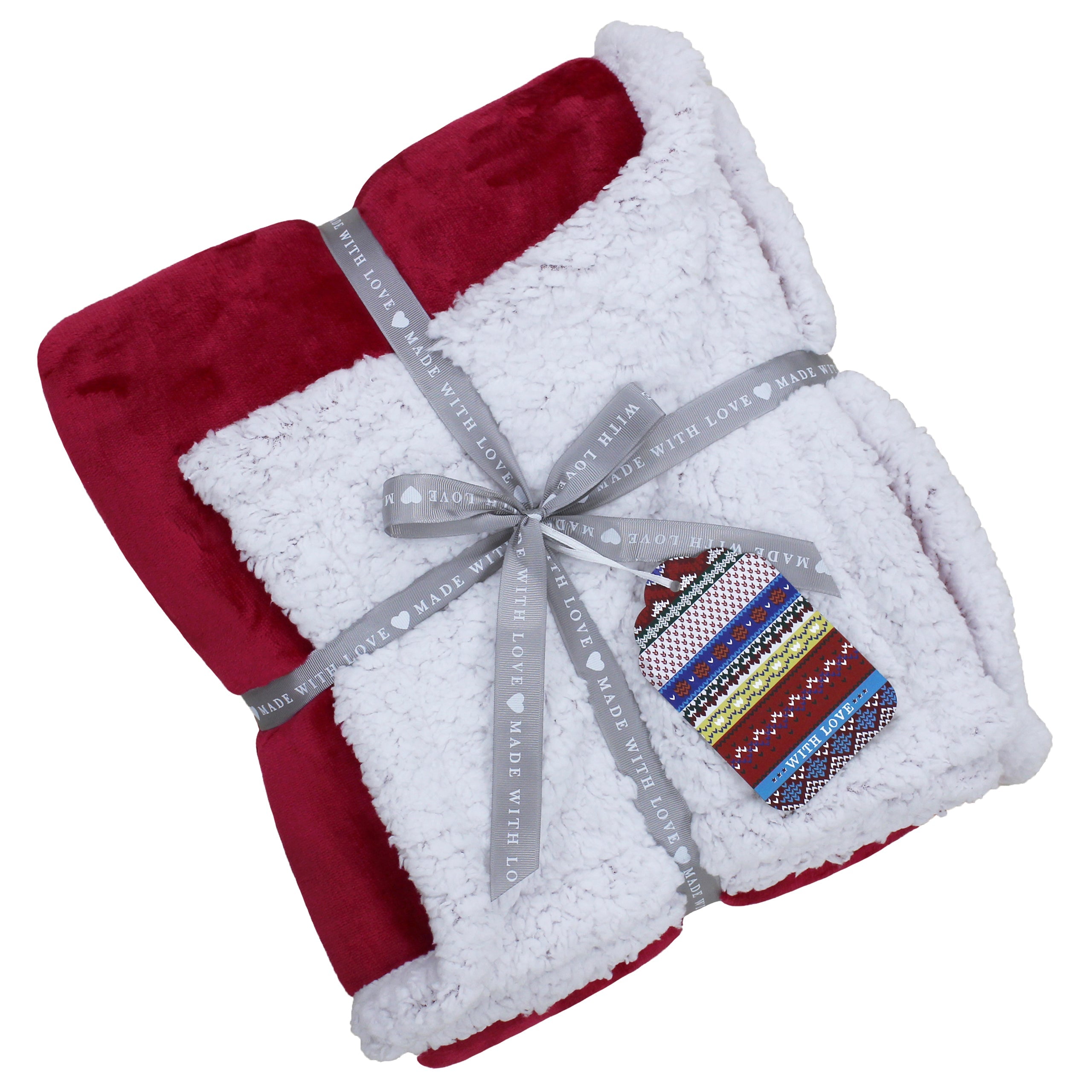 Lux Sherpa Fleece Throw